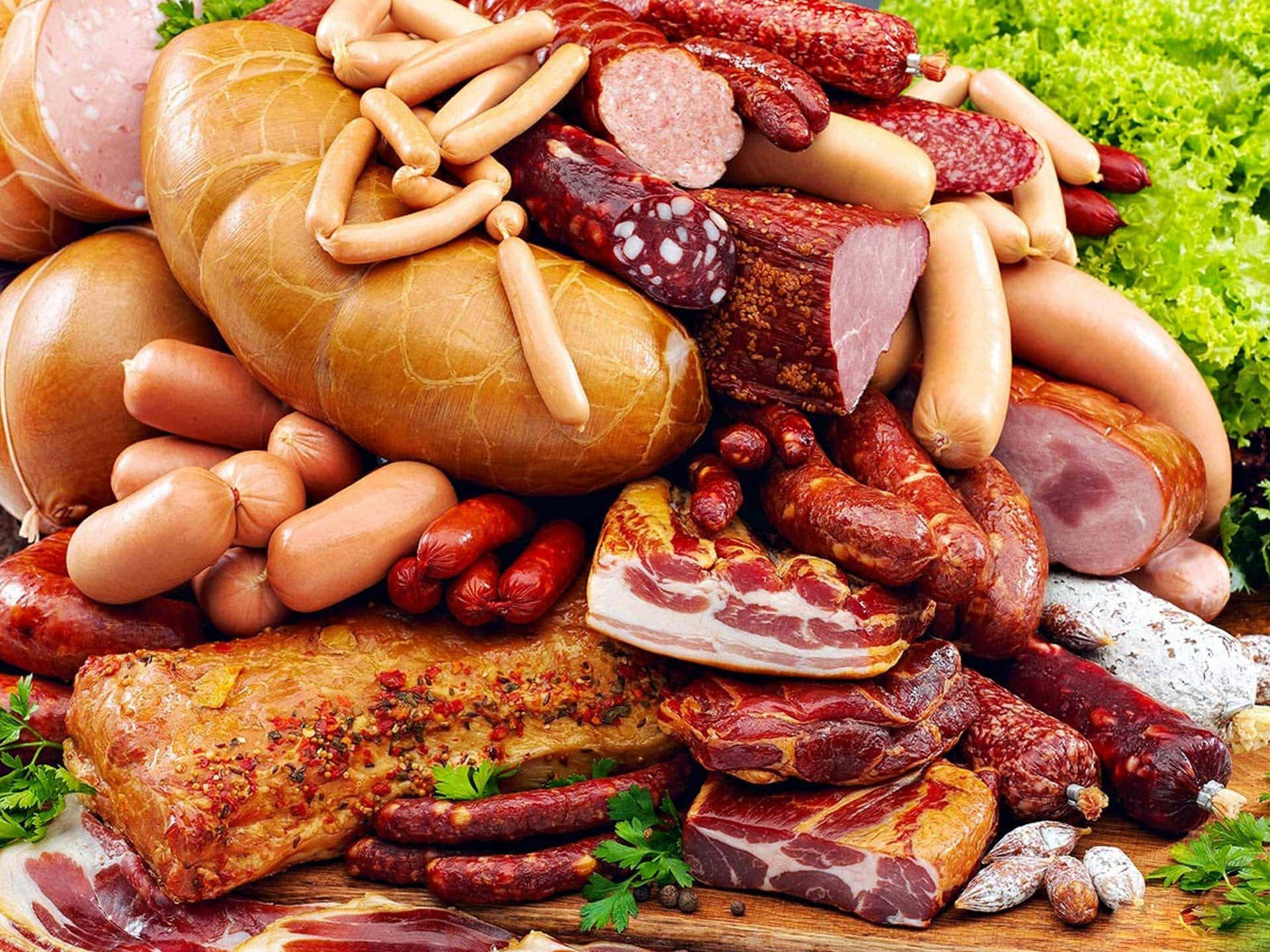 Red Meat, 1920 x 1440, wooden board, Full HD Desktop Wallpaper
