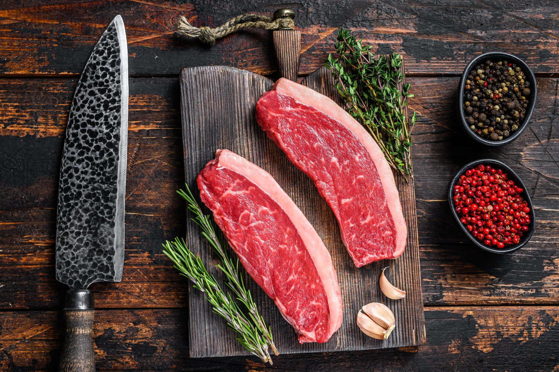 red meat, 1946 x 1295, wooden cutting board, Full HD Desktop Wallpaper