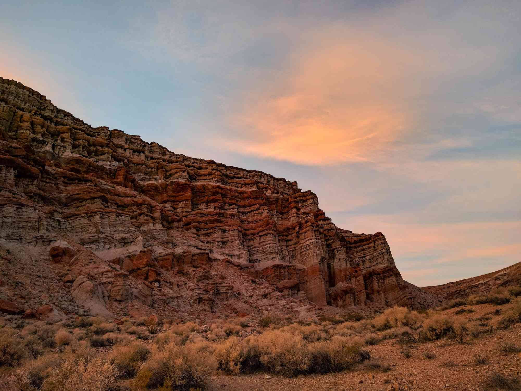red rock formation, desert, sunset, Full HD Desktop Wallpaper