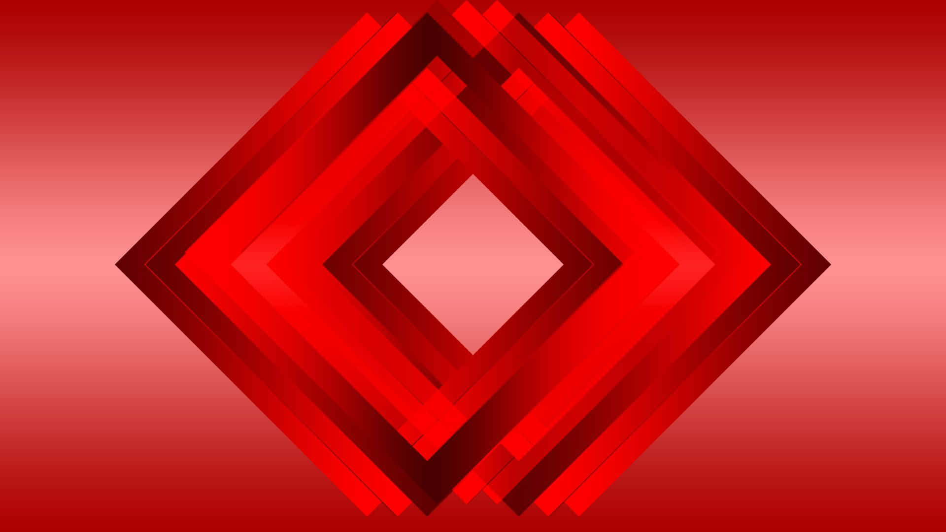 Red Rock, vibrant red, concentric diamond shapes, Full HD Desktop Wallpaper