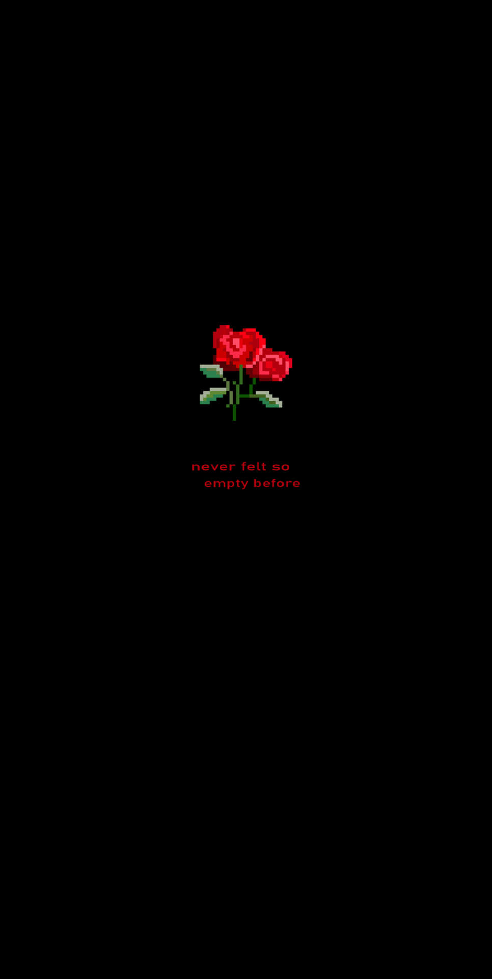 red rose, black background, pixelated, Full HD Phone Wallpaper