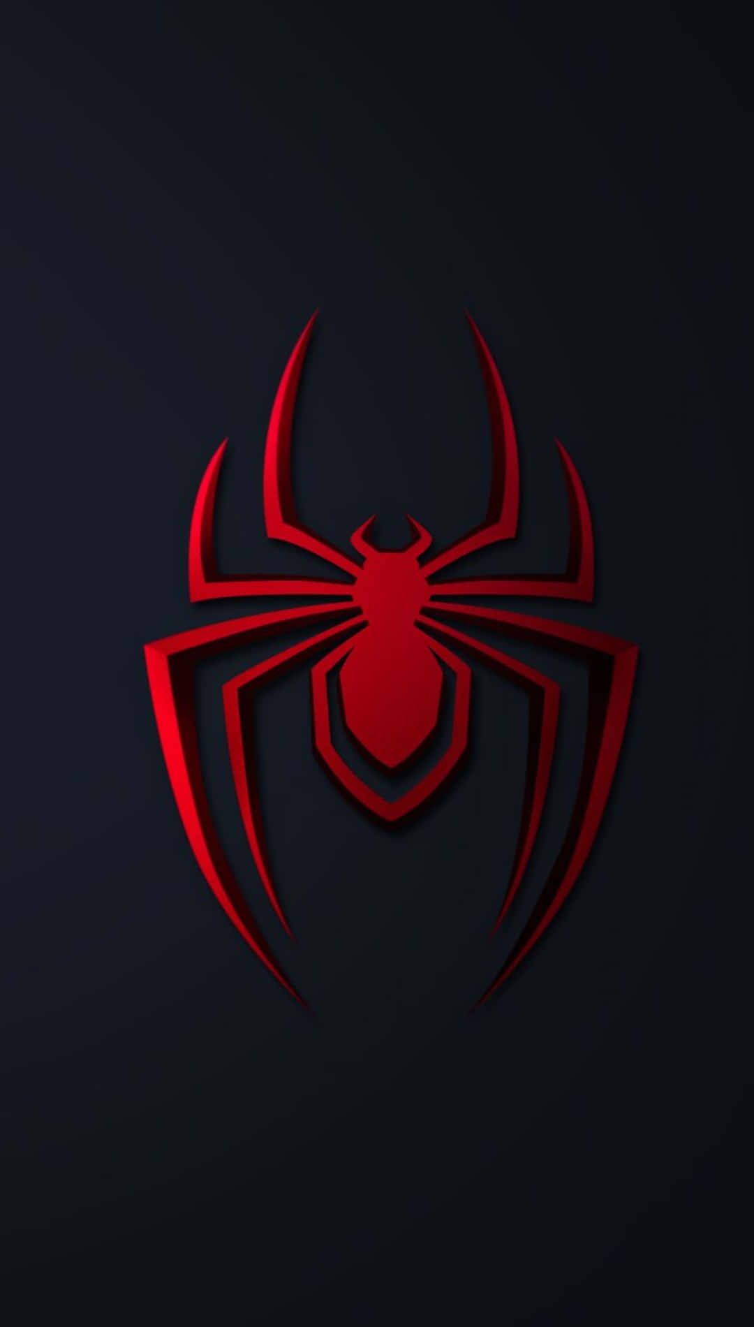 Red Spider, red spider emblem, angular legs, HD Phone Wallpaper