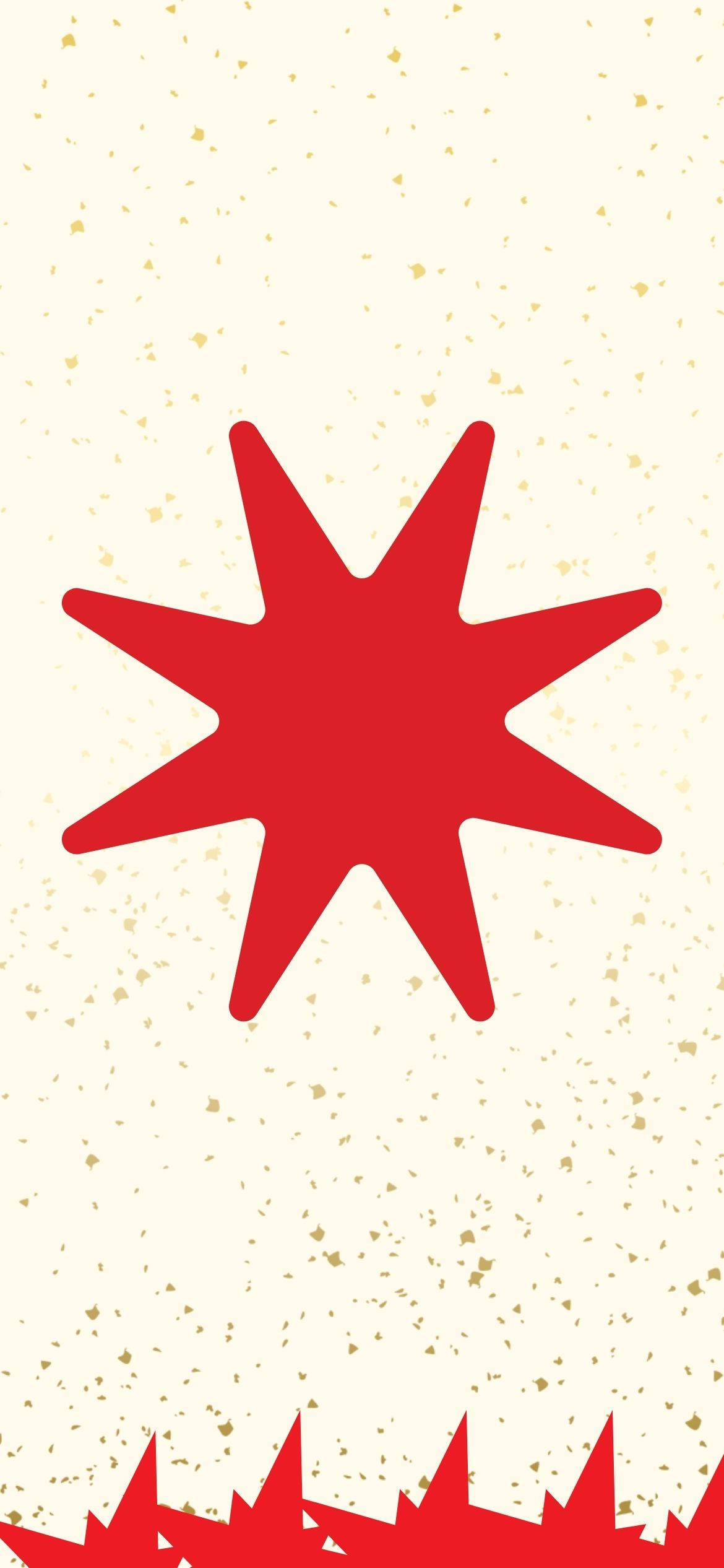 eight angled red star, red starburst, jagged red spikes, Full HD Phone Wallpaper