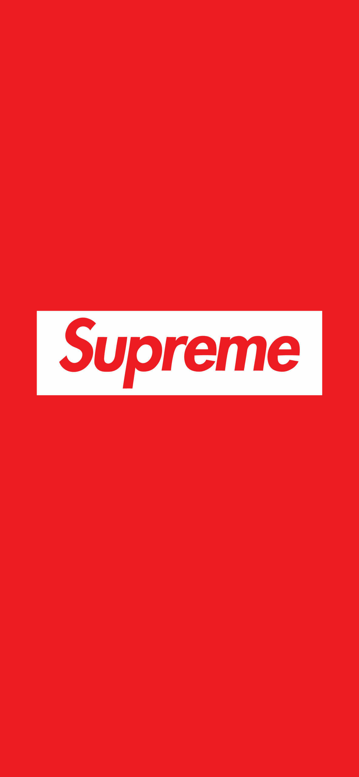 Red Supreme, Supreme, white Supreme logo, 2K Phone Wallpaper
