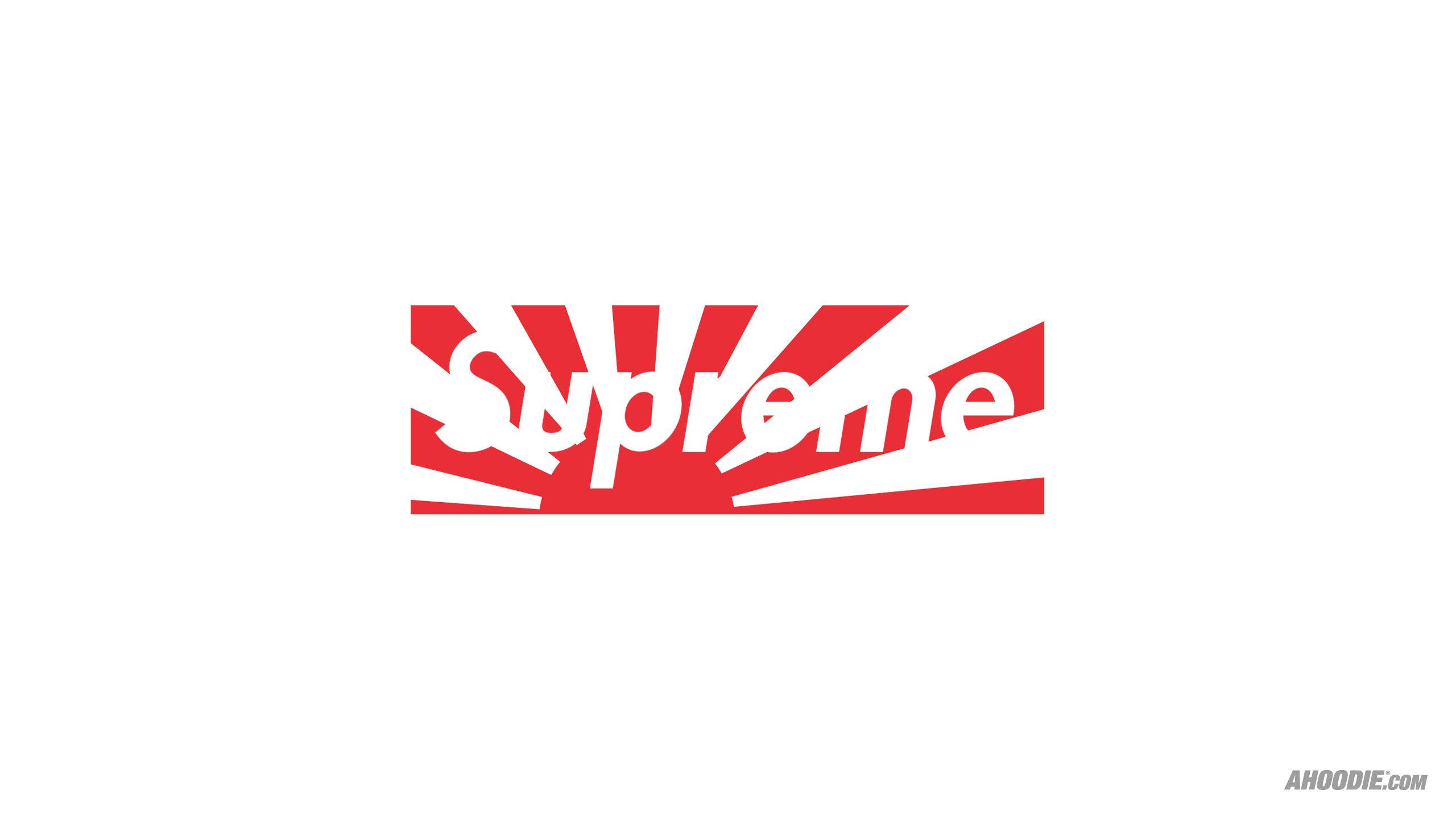 Supreme, red, white, 2K Desktop Wallpaper