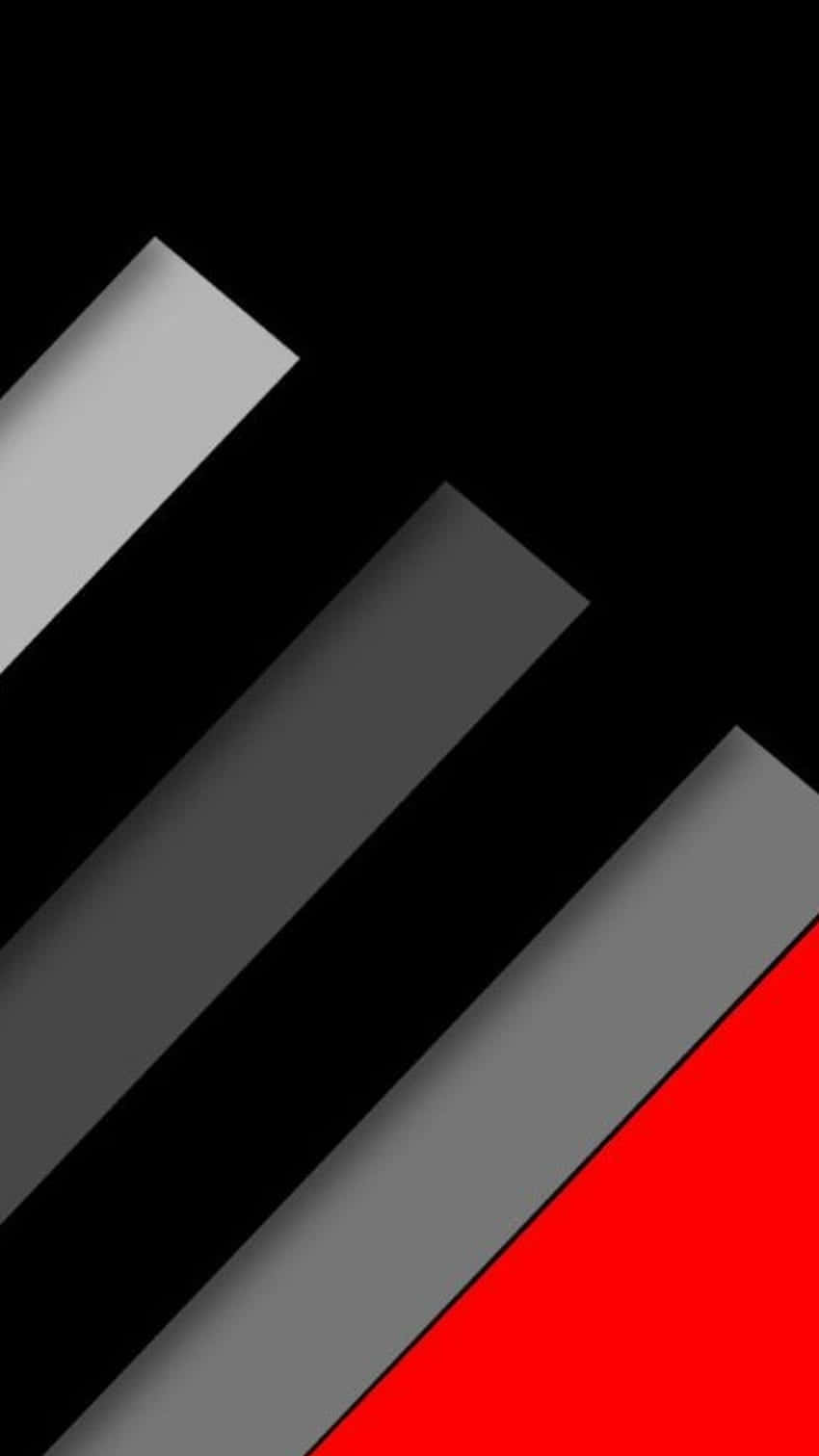 Red, White, Black, HD Phone Wallpaper