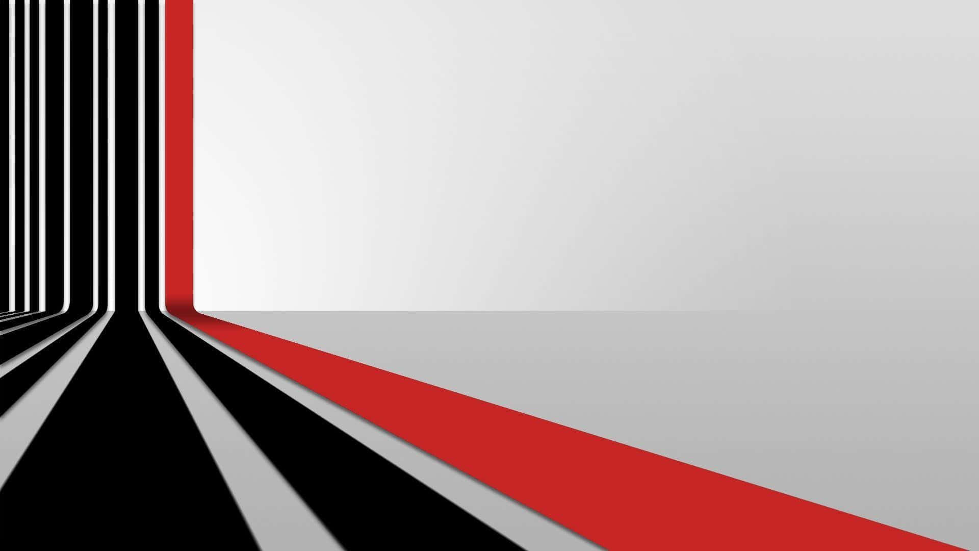 Red White And Black Abstract, bold black white and red geometric lines, minimalist abstract scene, Full HD Desktop Wallpaper