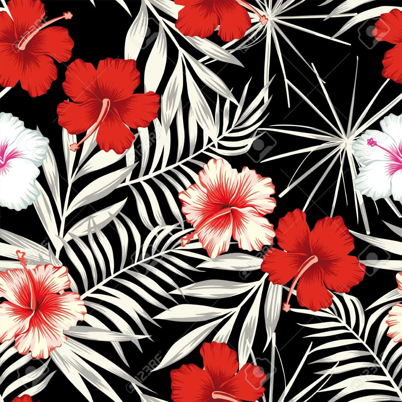 Red White And Black Abstract, Vibrant red, White, HD Desktop Wallpaper