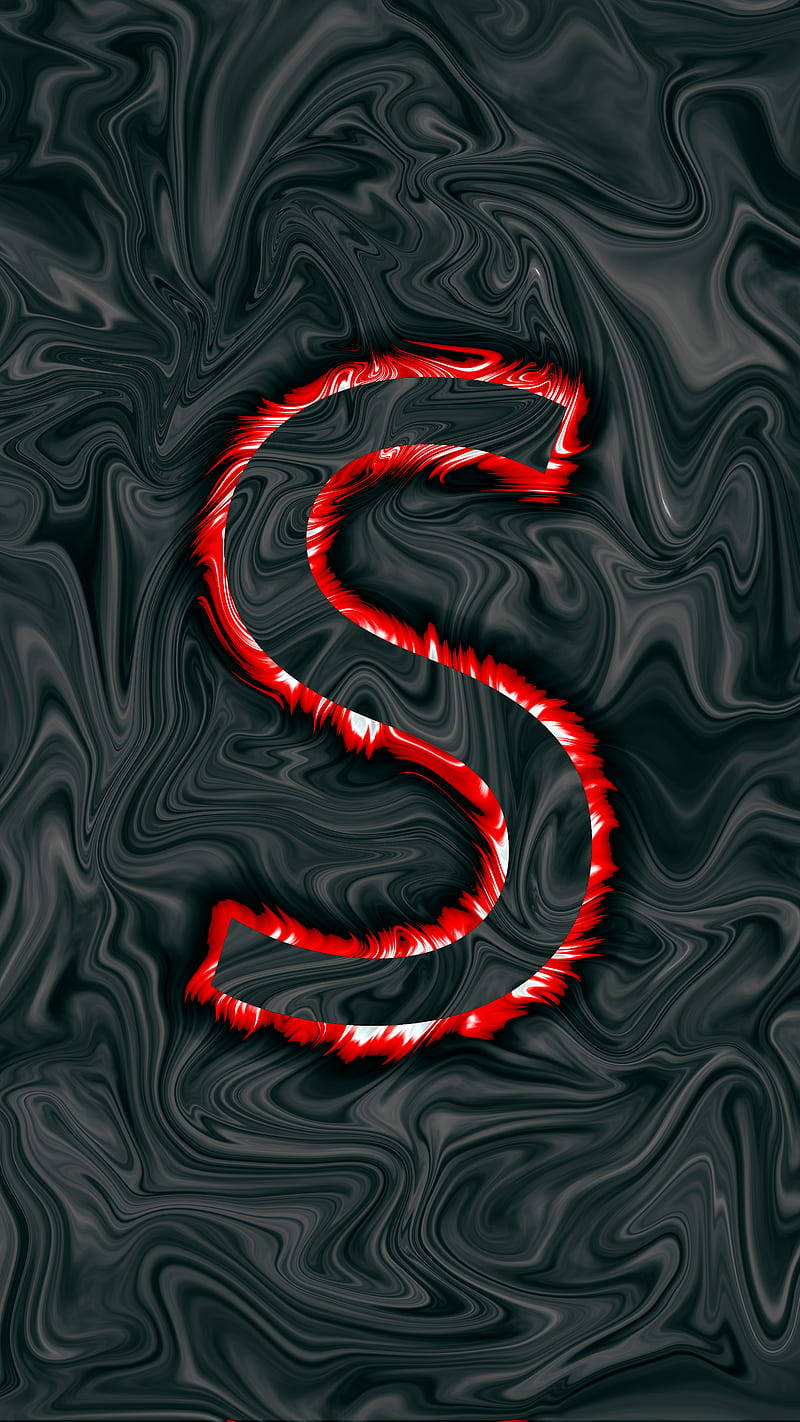 Red, Black, Abstract, HD Phone Wallpaper