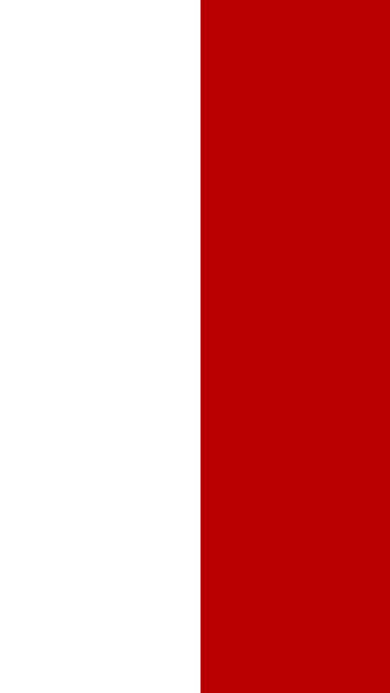 red, white, vertical split, SD Phone Wallpaper