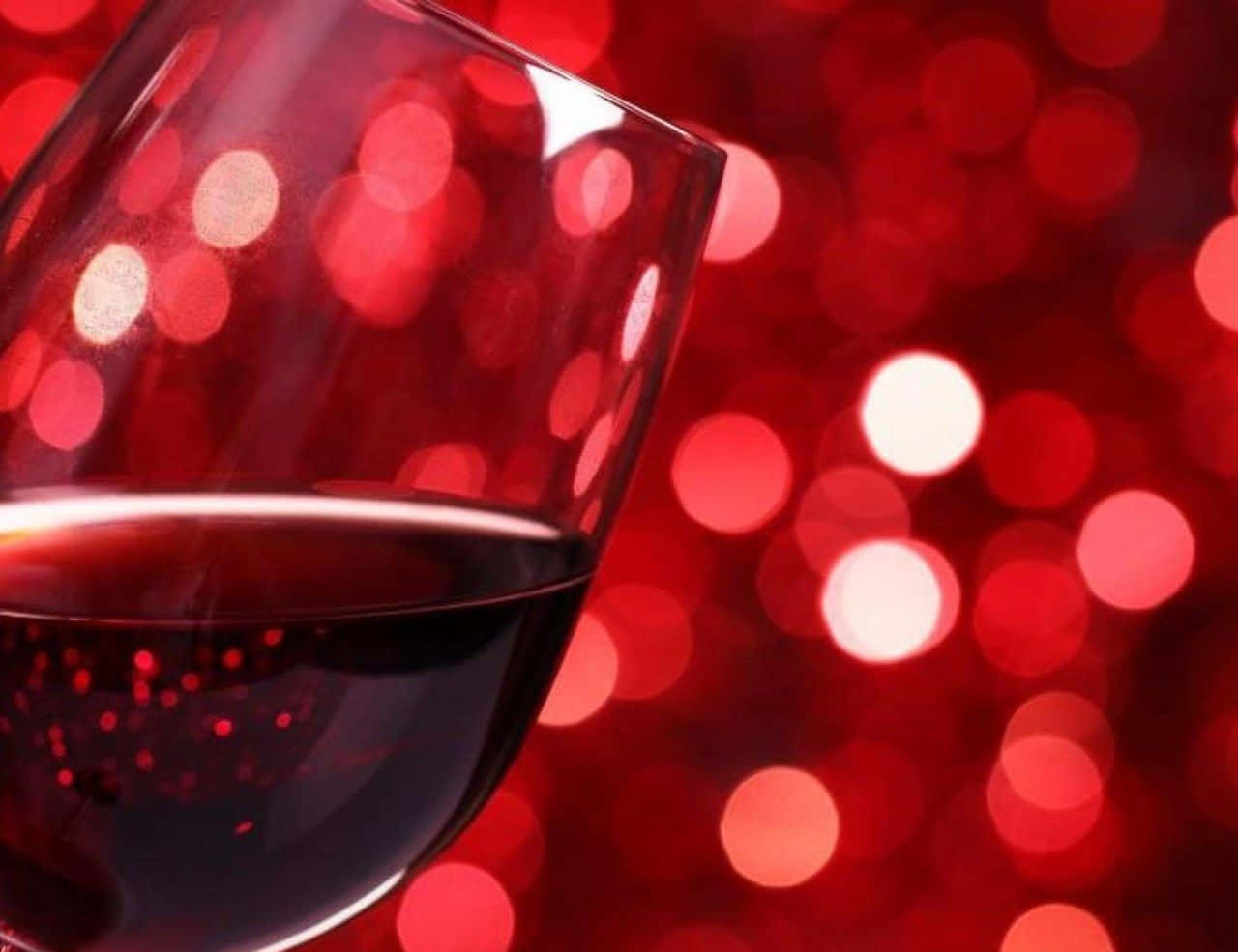 red wine glass, red bokeh background, close-up, HD Desktop Wallpaper