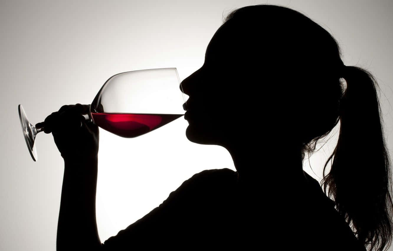 Red Wine Glass, woman, red wine, HD Desktop Wallpaper