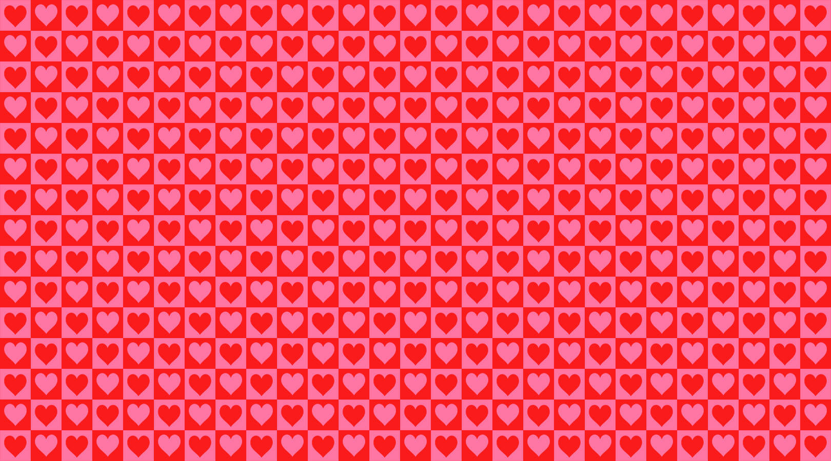 red, pink, hearts, HD Desktop Wallpaper
