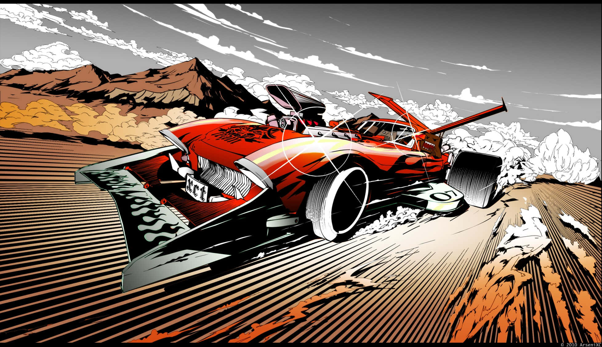 Redline, 1956, wings, Full HD Desktop Wallpaper