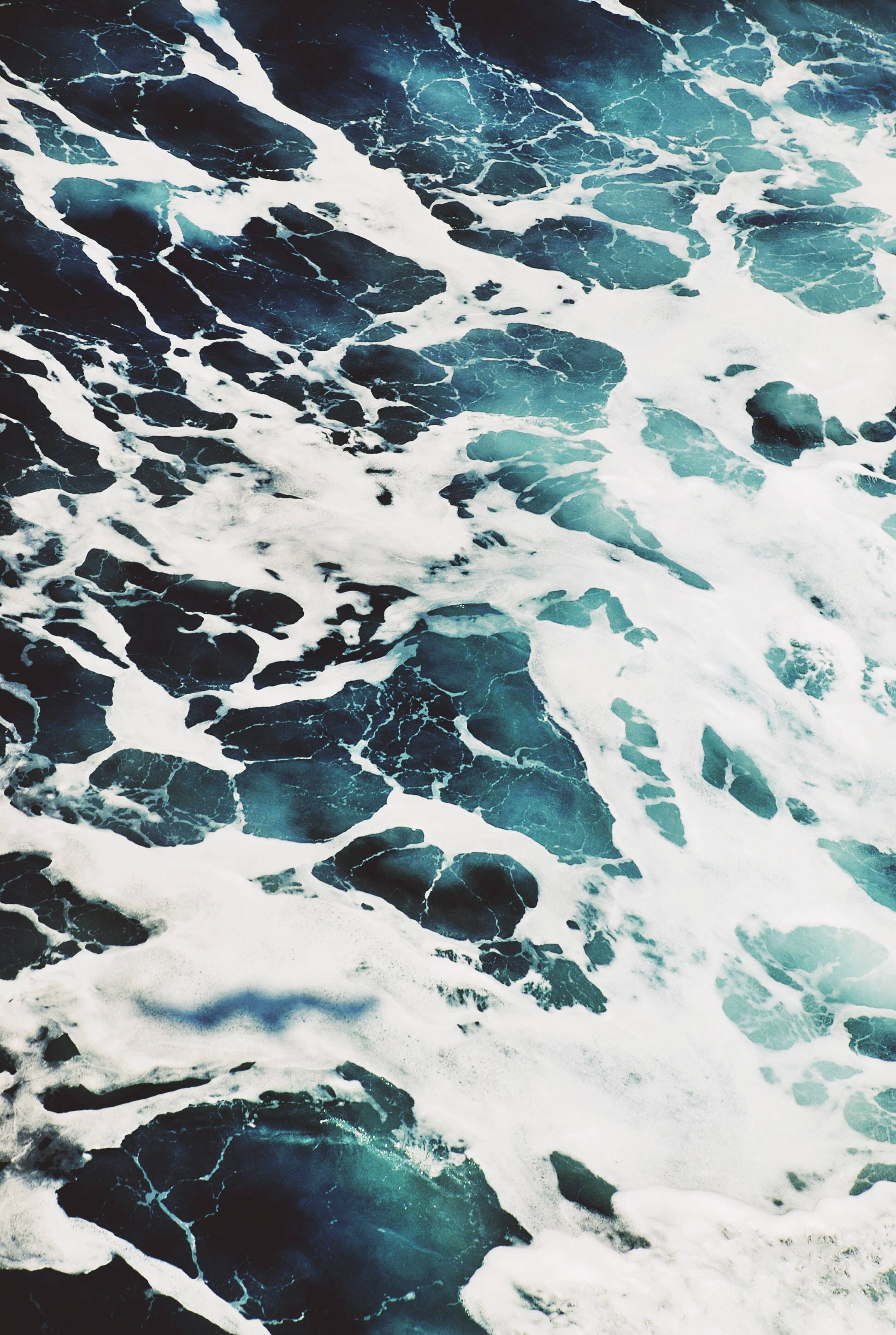 Redmi 4K, foam, ocean waves, 2K Phone Wallpaper