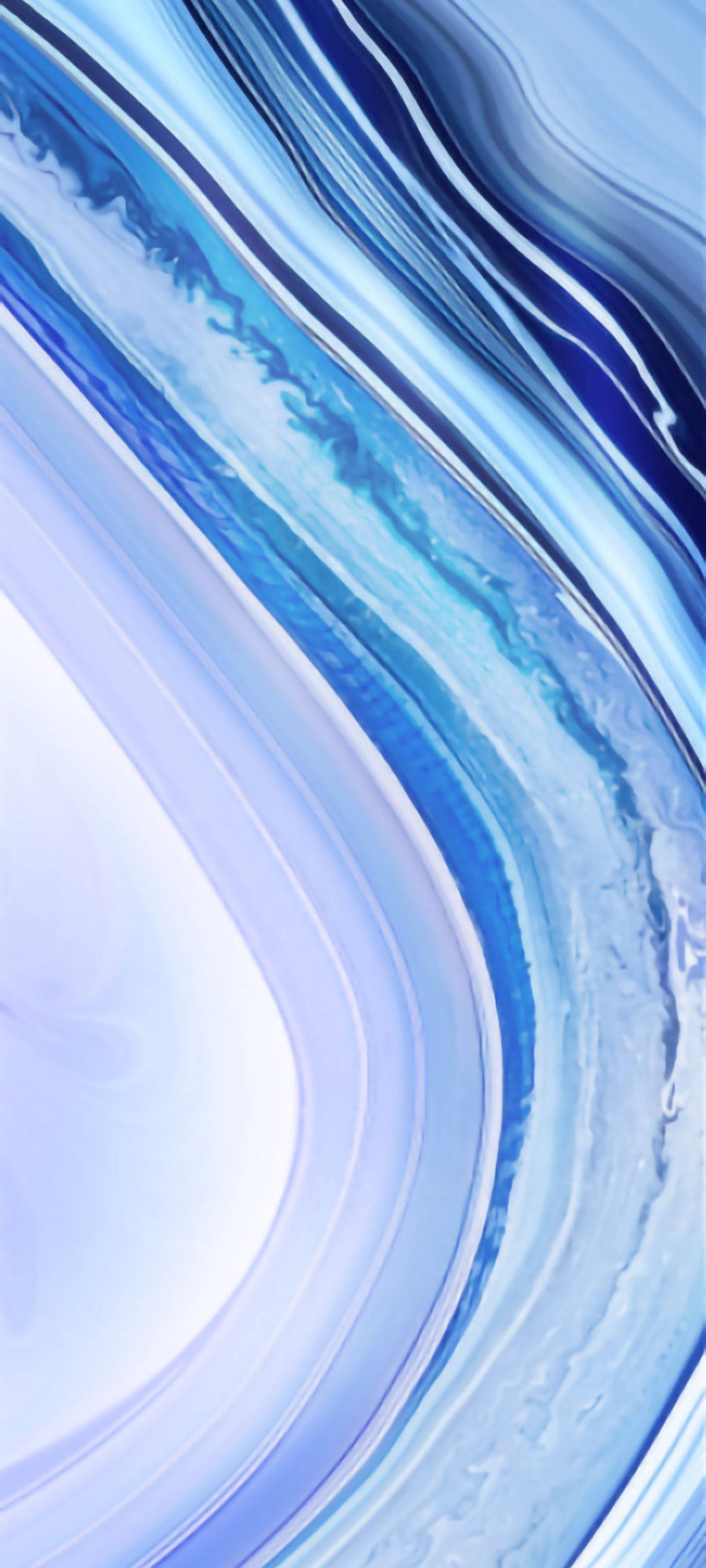 Redmi 9, marble texture, blue, Full HD Phone Wallpaper