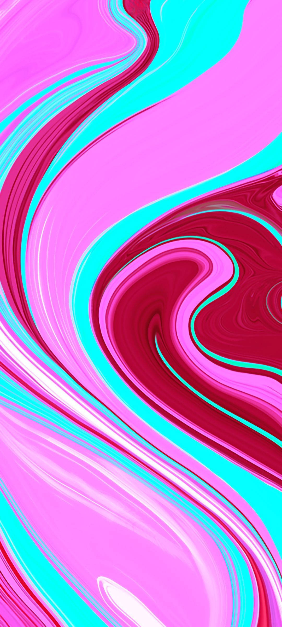 Redmi 9, pink, teal, Full HD Phone Wallpaper