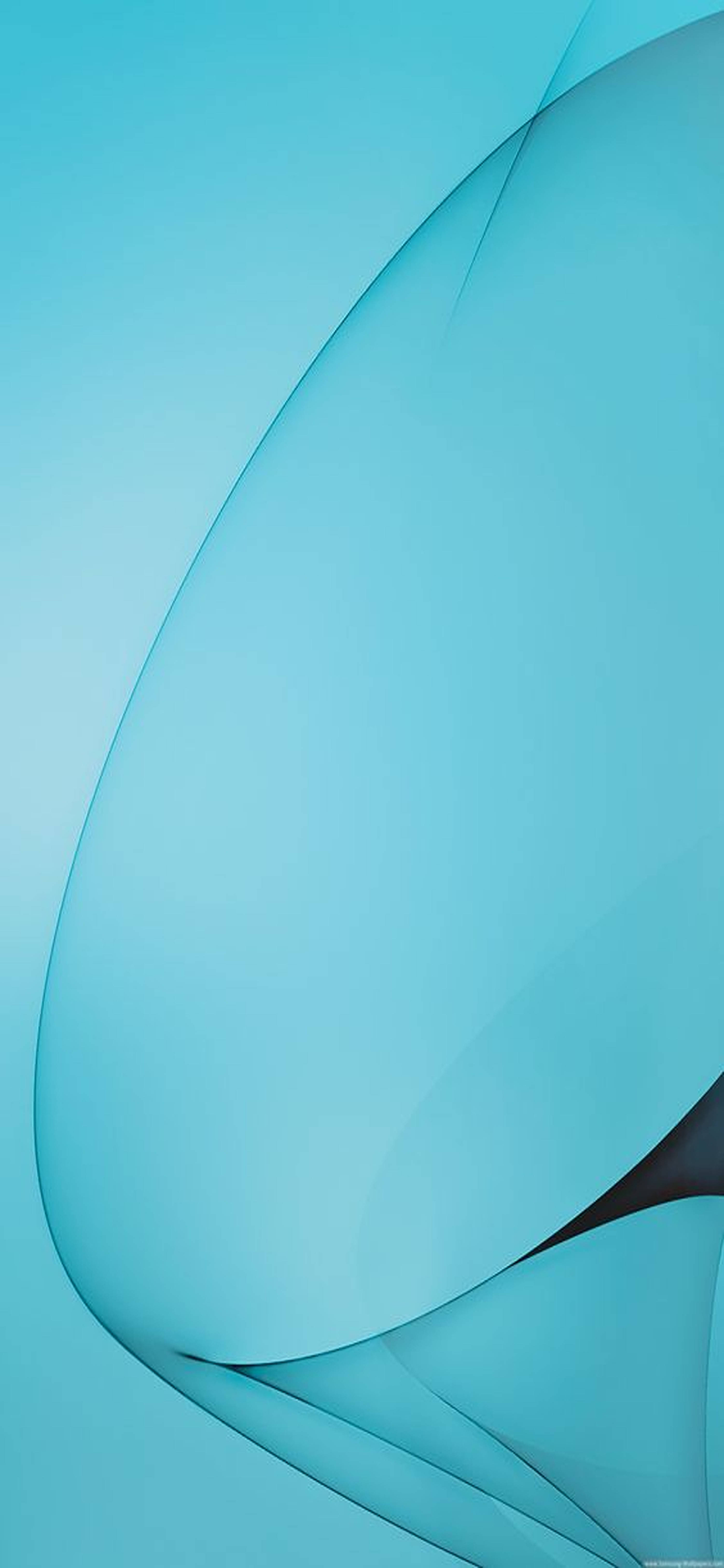 Redmi Note 9 Pro, abstract blue, translucent teal curves, 5K Phone Wallpaper
