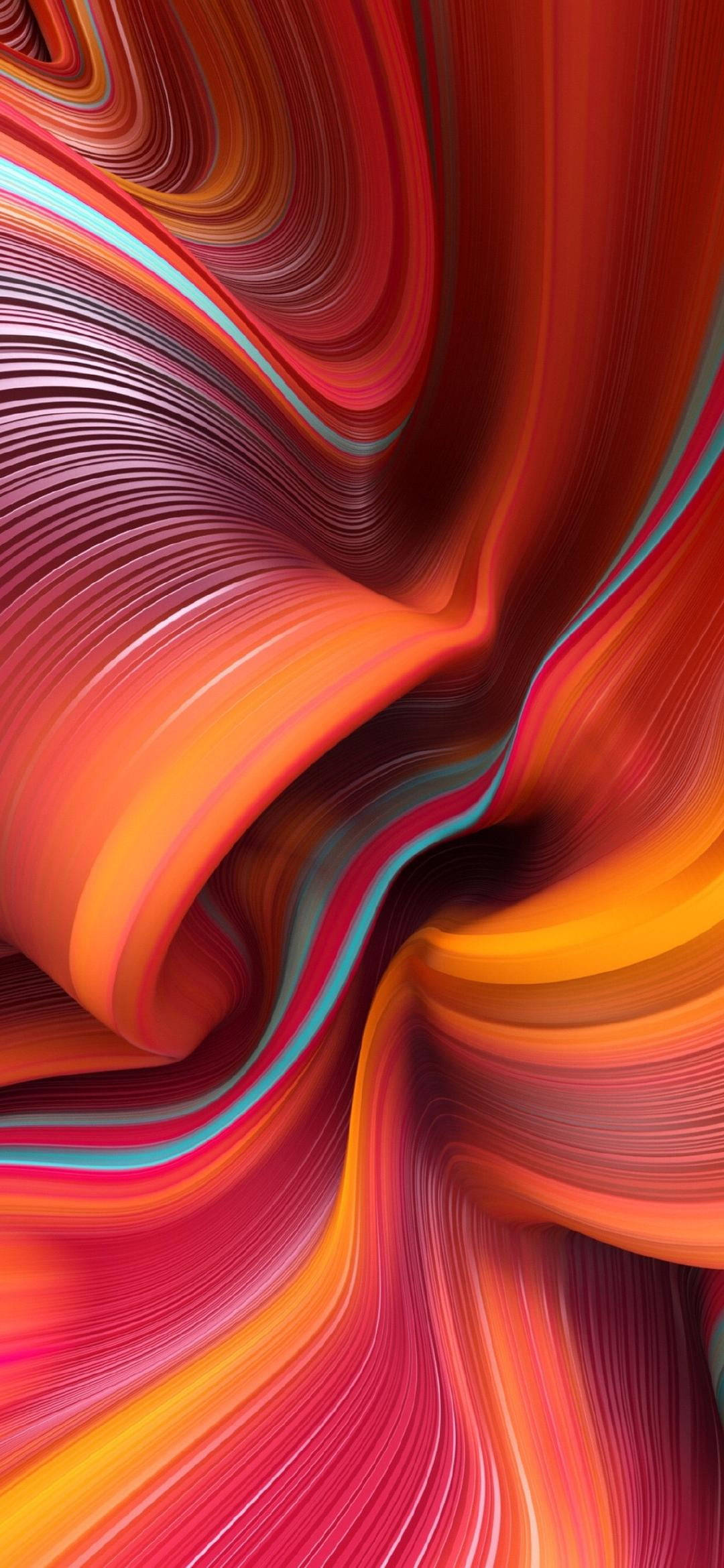 Redmi Note 9 Pro, colorful swirl, red, Full HD Phone Wallpaper