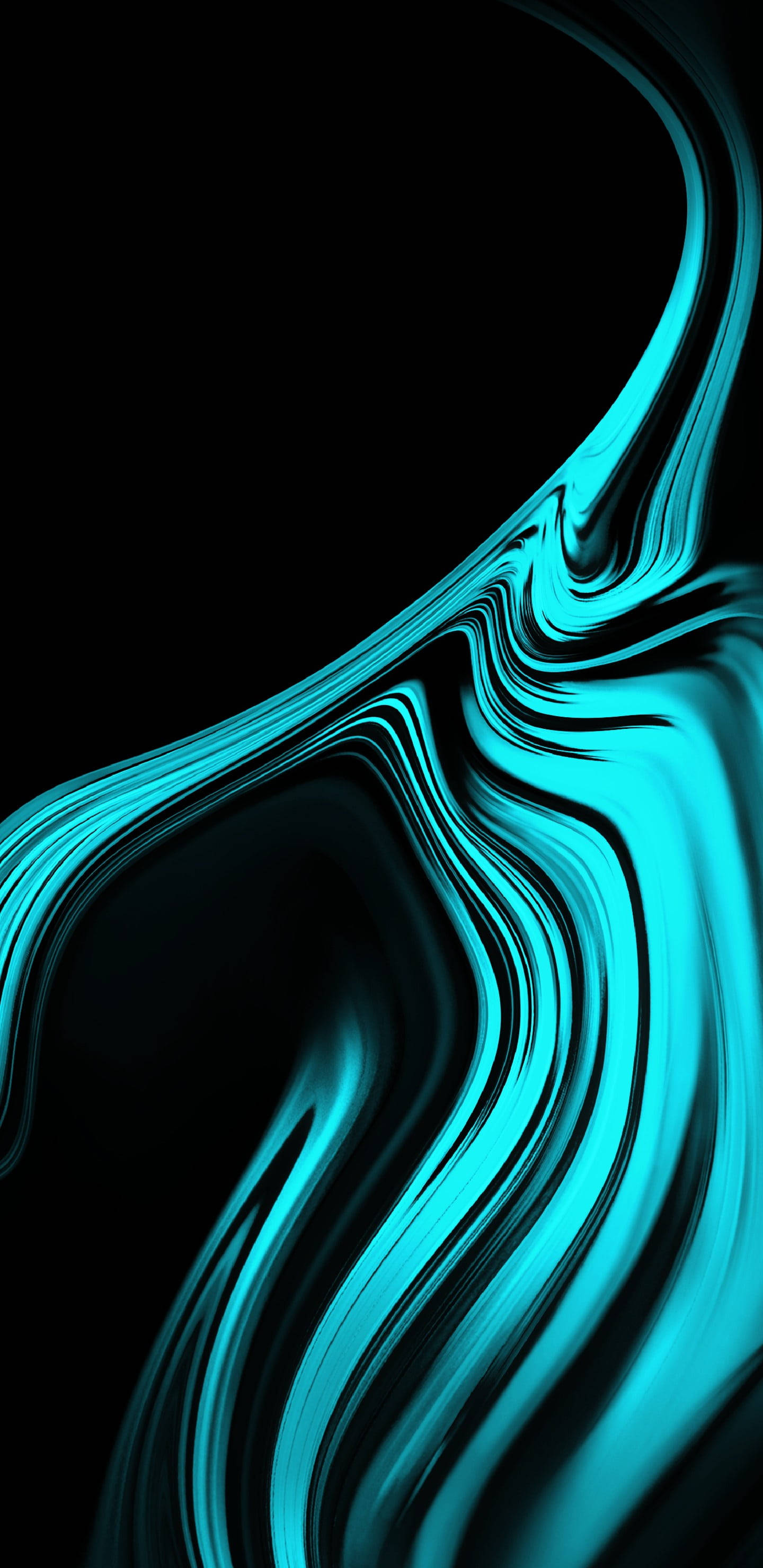 Redmi Note 9 Pro, neon blue, turquoise, 2K Phone Wallpaper