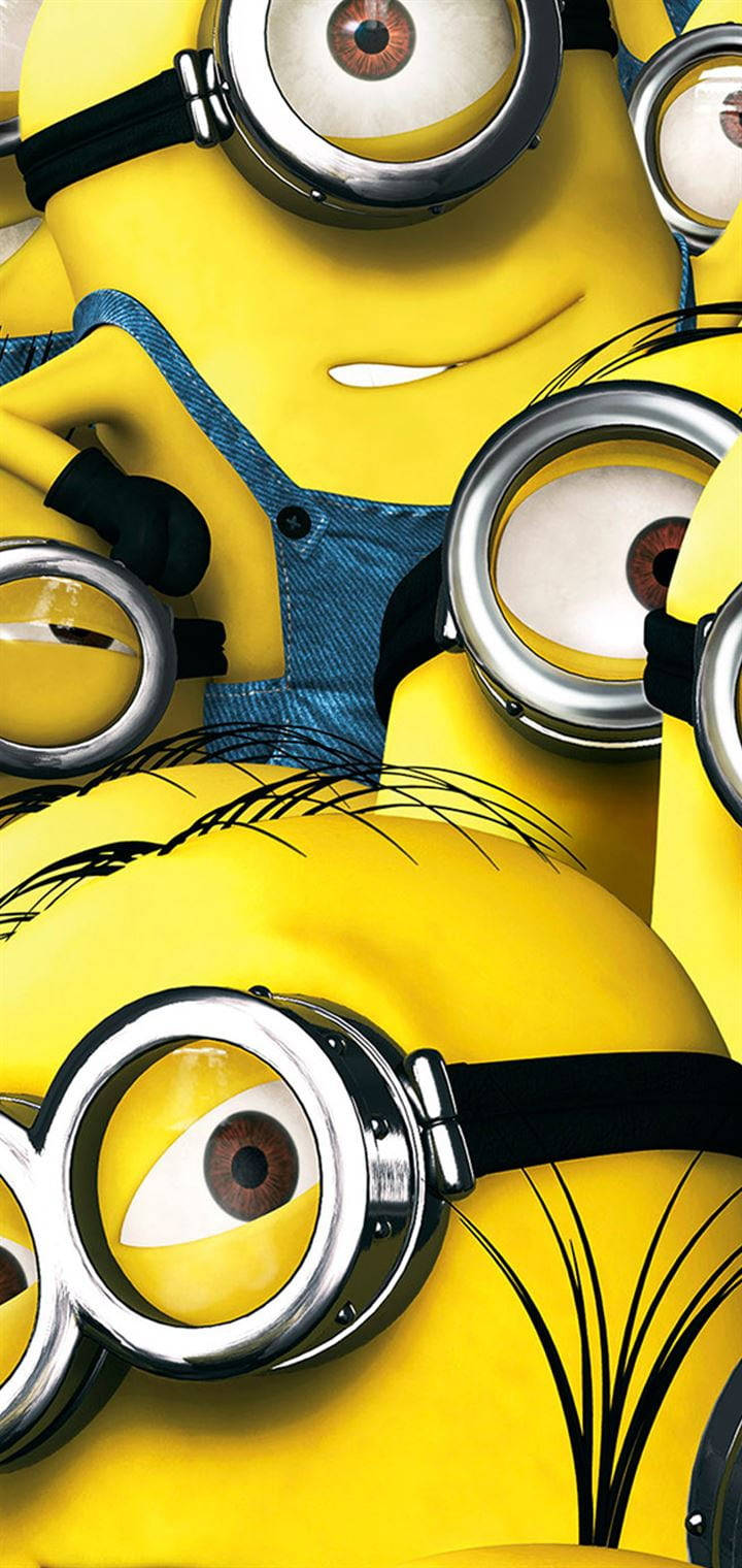 Redmi Note 9 Pro, yellow Minions, one eye goggles, HD Phone Wallpaper