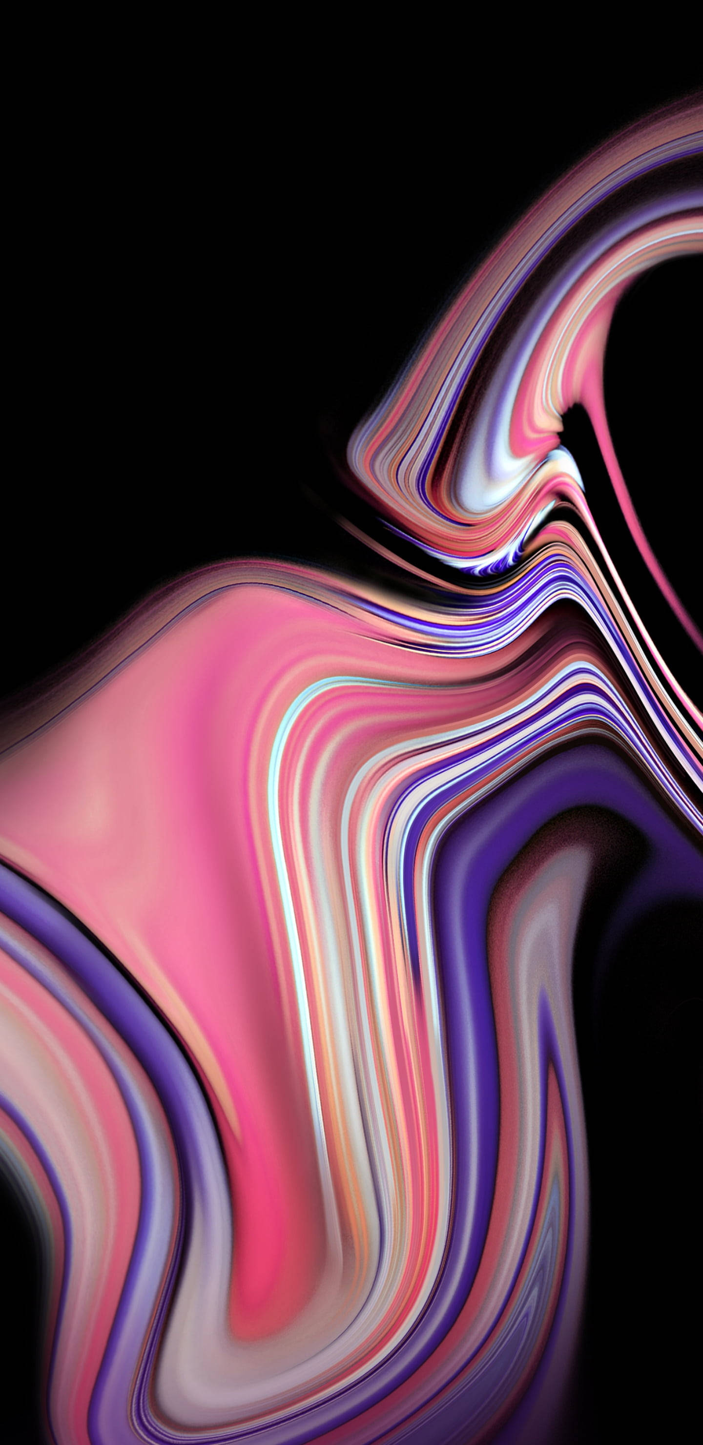 Redmi Note 9 Pro, pink purple, white, 2K Phone Wallpaper