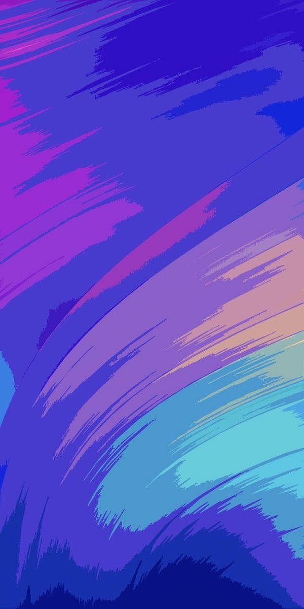 Redmi 9, vibrant abstract design, purple blue, SD Phone Wallpaper