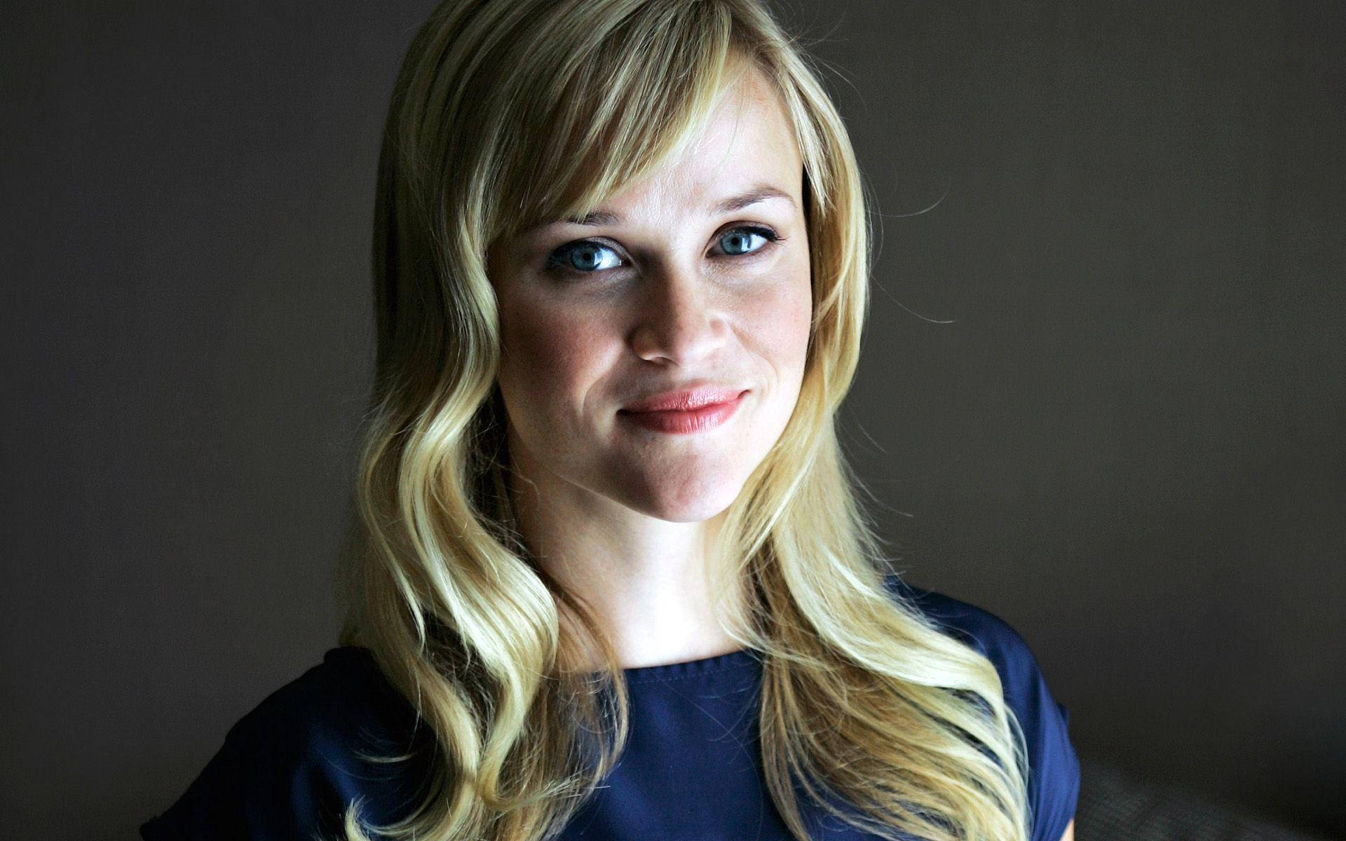 Reese Witherspoon, blonde hair, blue eyes, Full HD Desktop Wallpaper