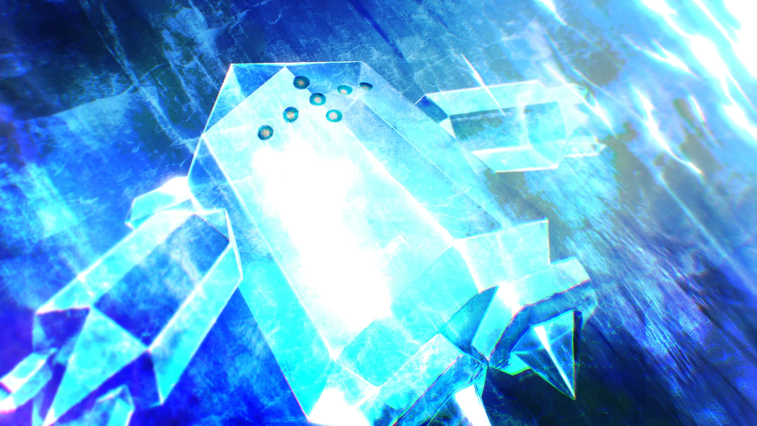 Regice, iceberg, radiant blue crystalline creature, HD Desktop Wallpaper