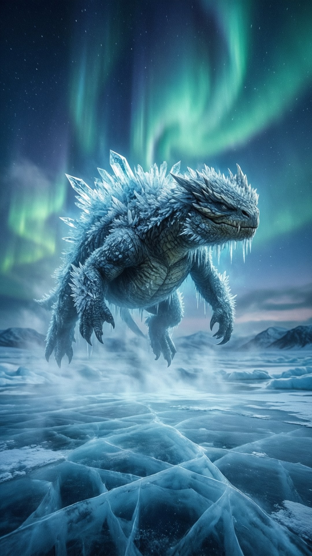 Regice, northern lights, cold energy, Full HD Phone Wallpaper