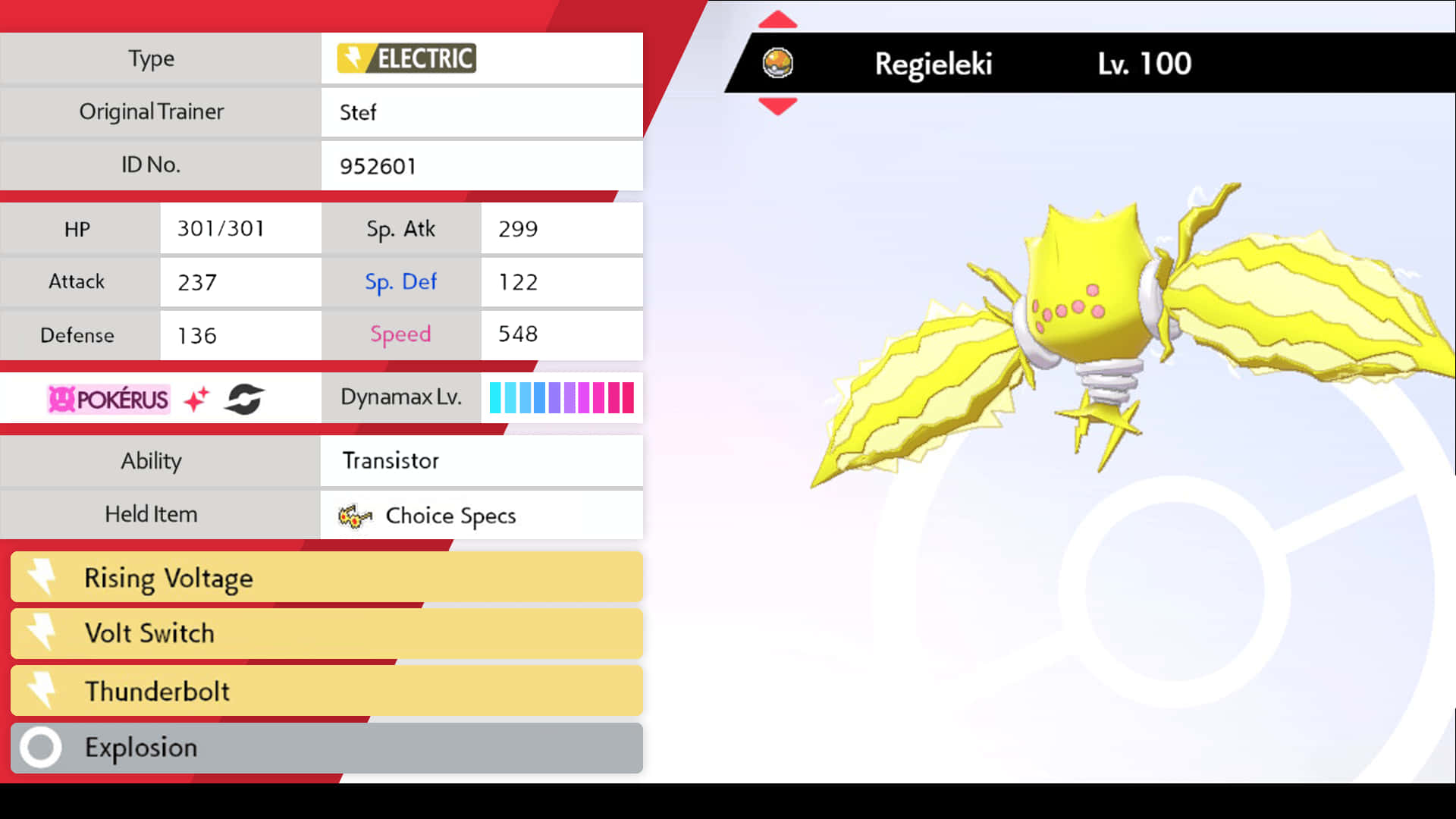 Regieleki, level 100, glowing yellow, Full HD Desktop Wallpaper