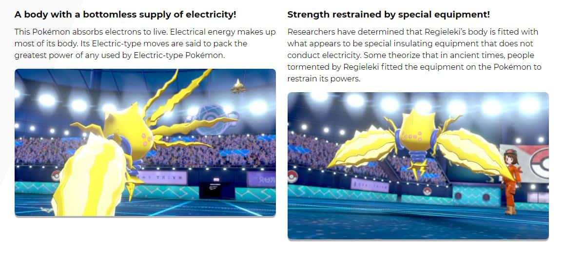 Regieleki, glowing yellow, electric tendrils, SD Desktop Wallpaper