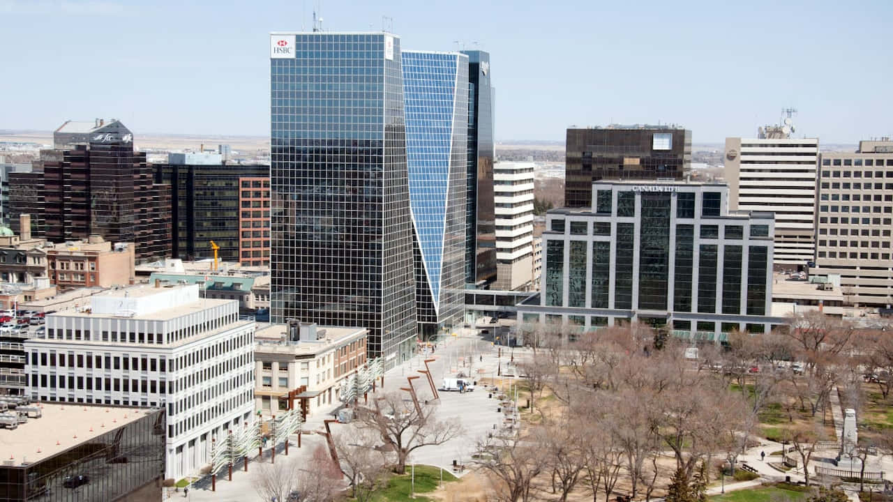 Regina, skyline, daytime, HD Desktop Wallpaper