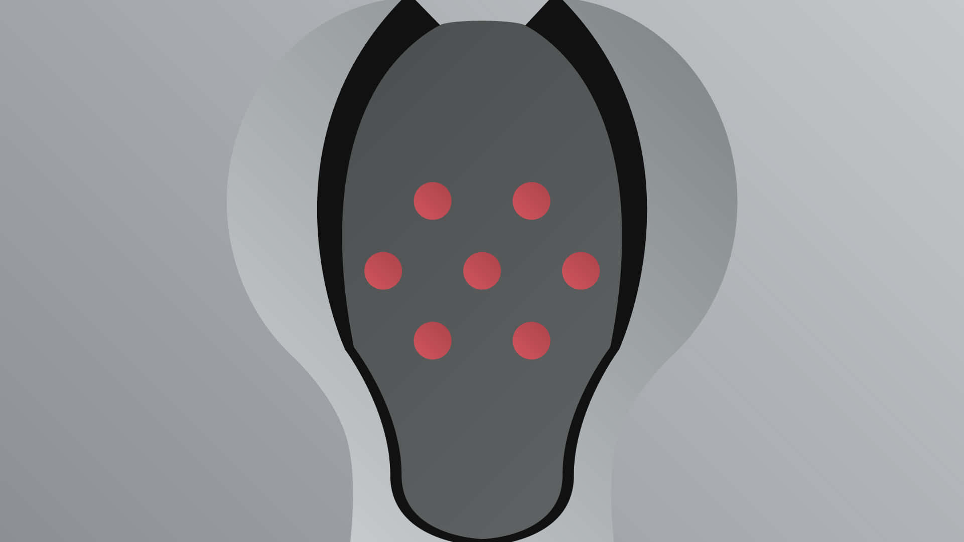 Registeel, gray cat mask, red dots, Full HD Desktop Wallpaper