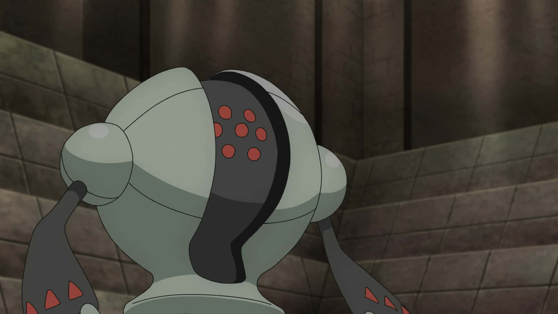 Registeel, gray and black robot, red circular lights, Full HD Desktop Wallpaper