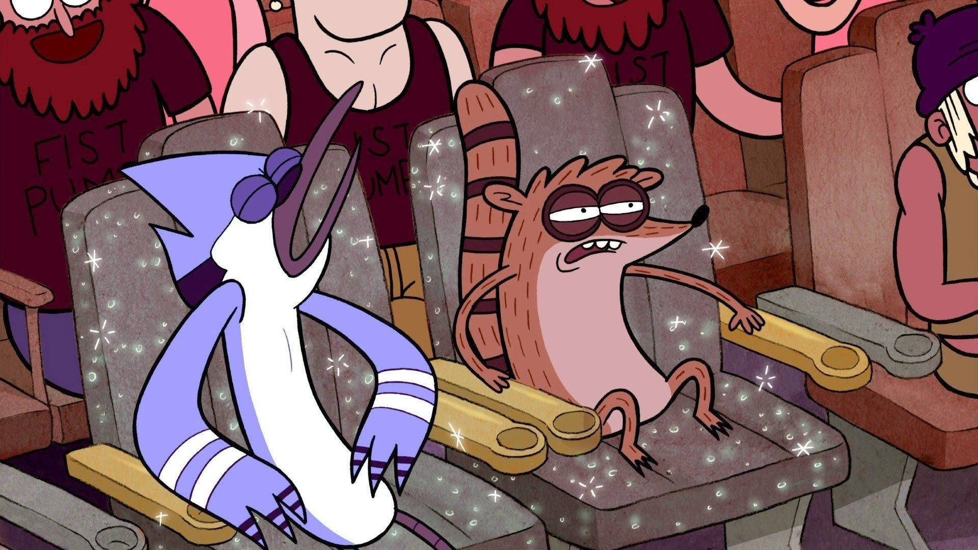 Regular Show, fox, raccoon, Full HD Desktop Wallpaper
