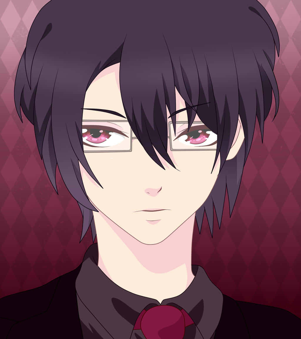 Reiji Sakamaki, anime portrait, dark hair, SD Phone Wallpaper