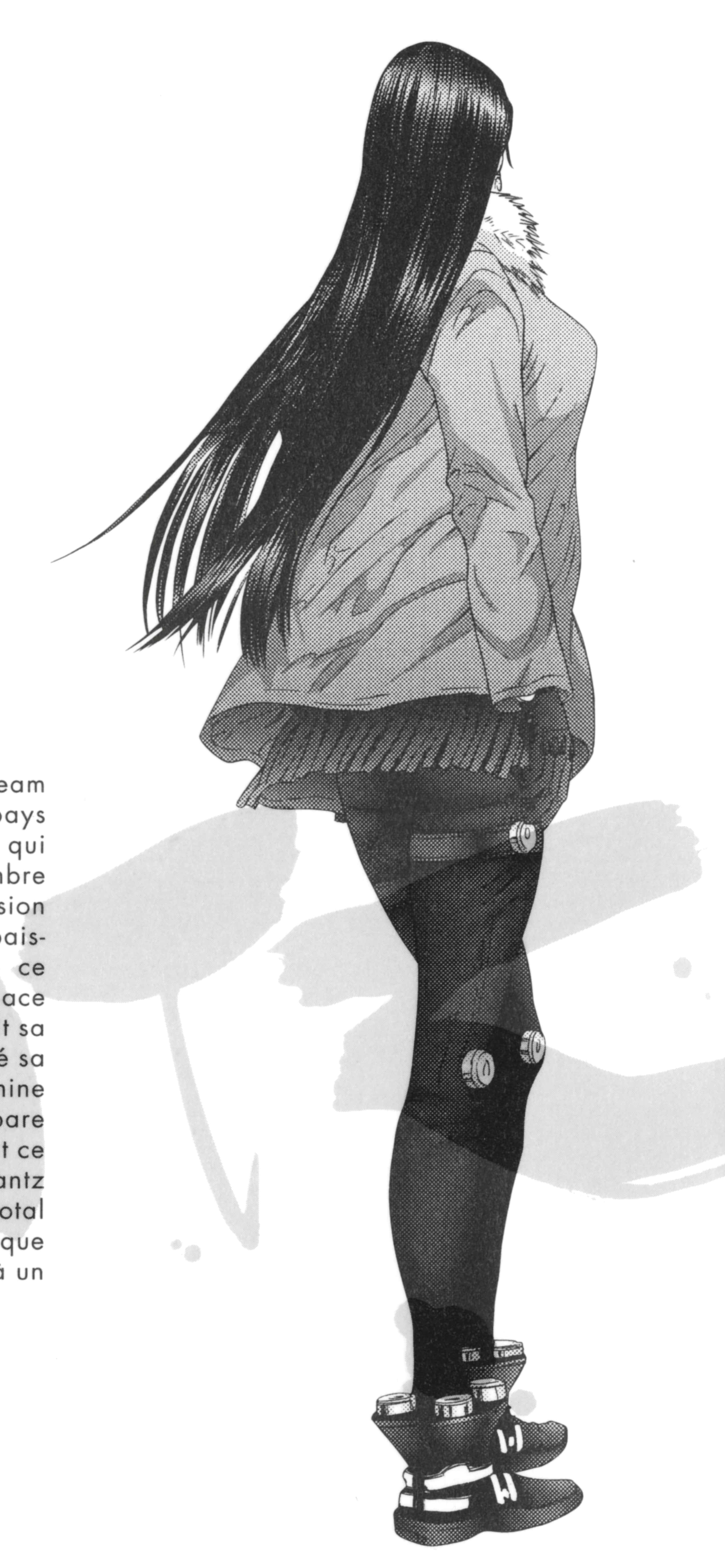 Reika Shimohira, manga art, black and white, 5K Phone Wallpaper