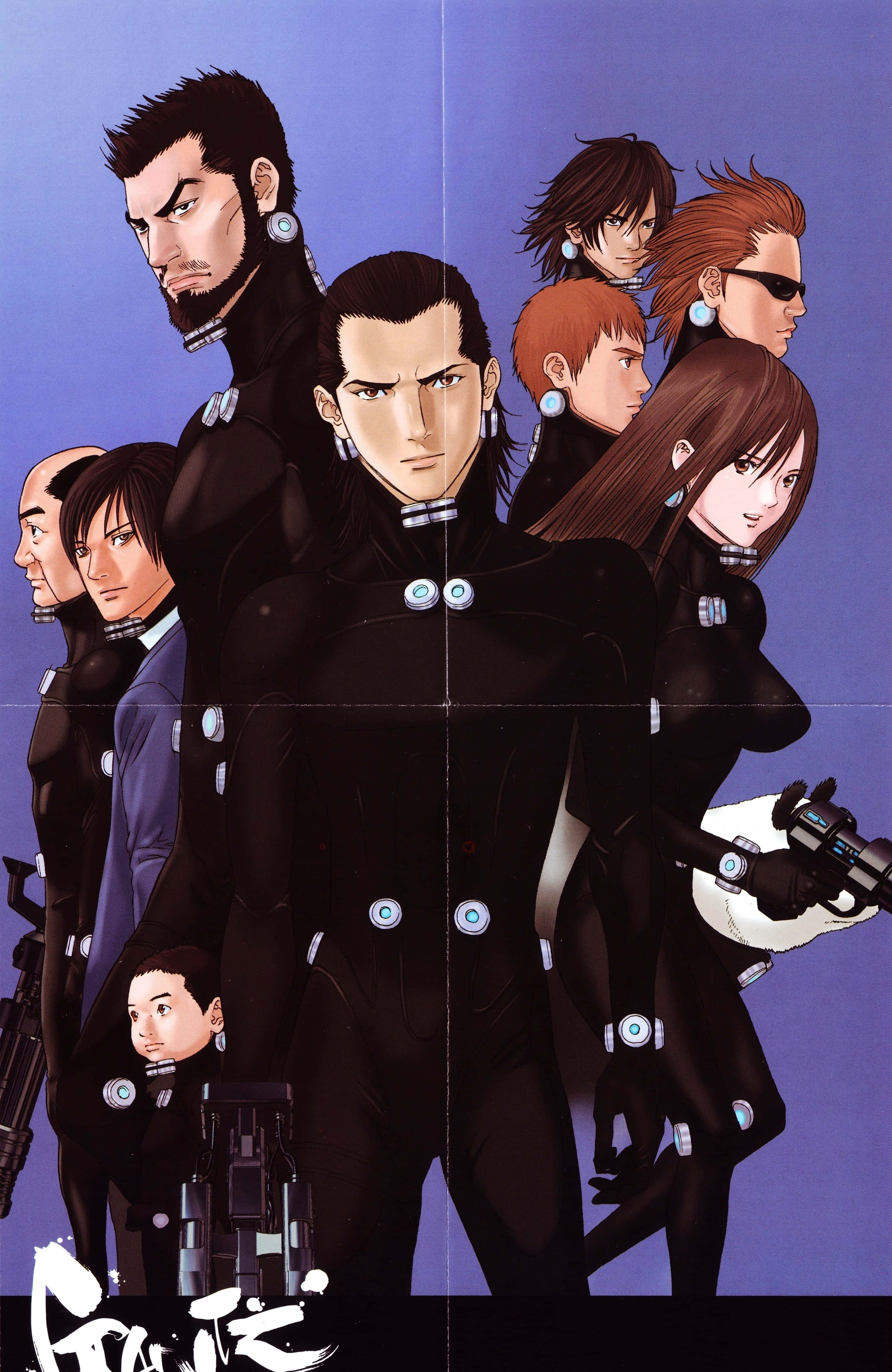 Reika Shimohira, black tactical suits, glowing blue buttons, 4K Phone Wallpaper