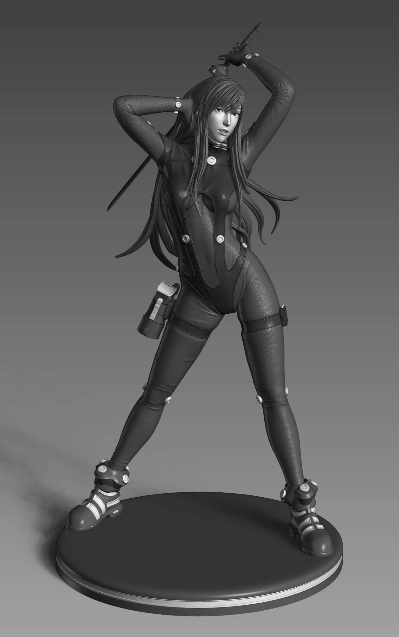 Reika Shimohira, action figure, 3d-rendered, Full HD Phone Wallpaper