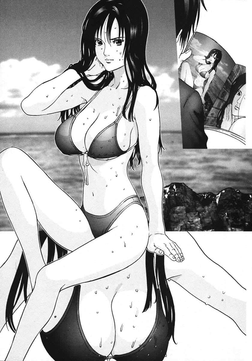 Reika Shimohira, beachside, wet bikini, SD Phone Wallpaper
