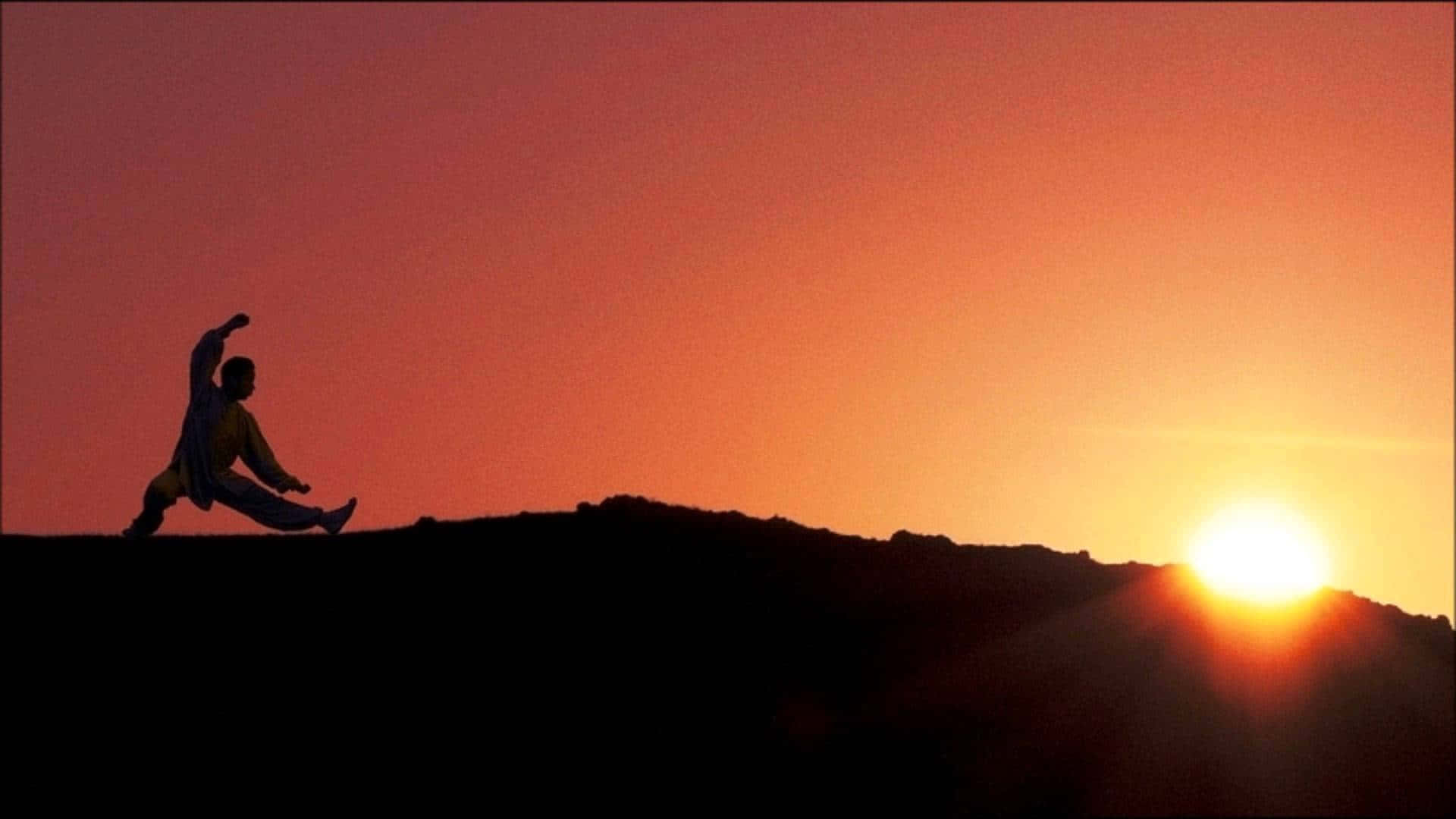 Reiki, sunset, vibrant orange sky, Full HD Desktop Wallpaper