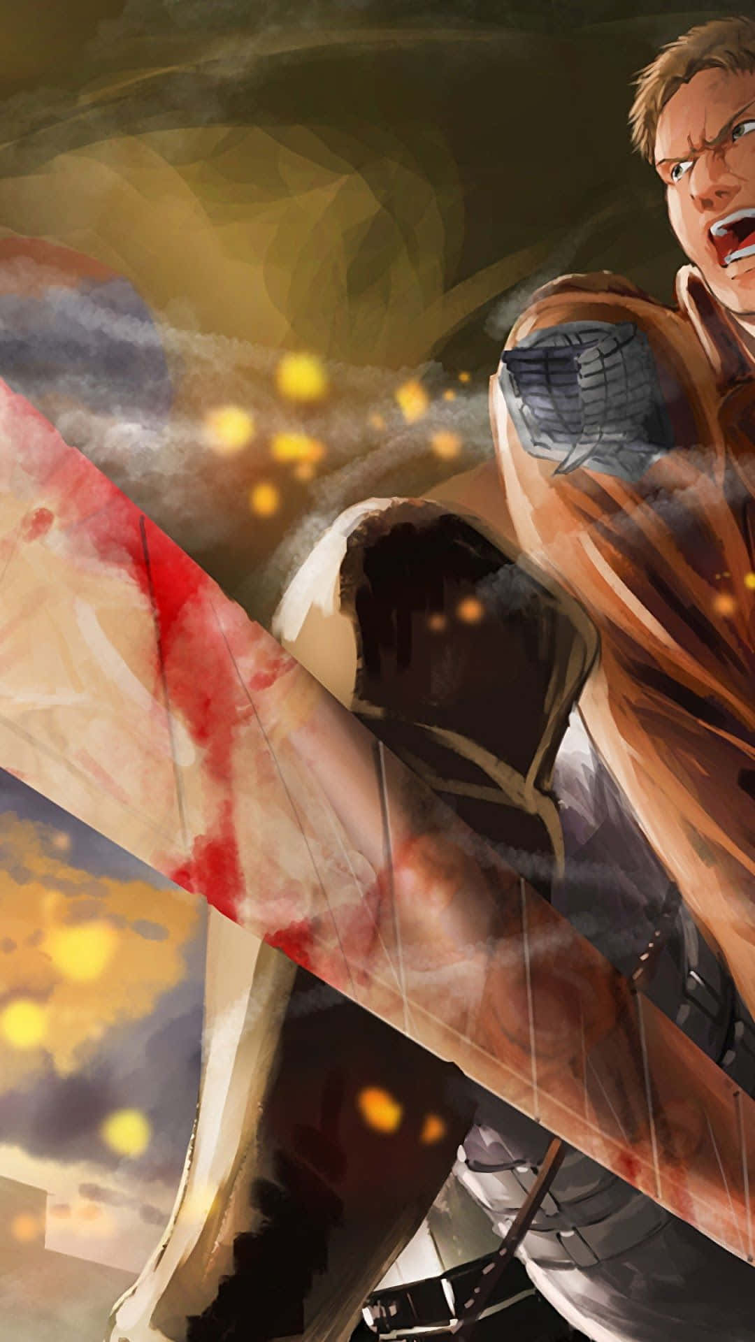 Reiner Braun, anime warrior, armor, Full HD Phone Wallpaper