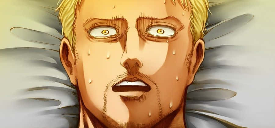 Reiner Braun, anime portrait, sweating, SD Desktop Wallpaper