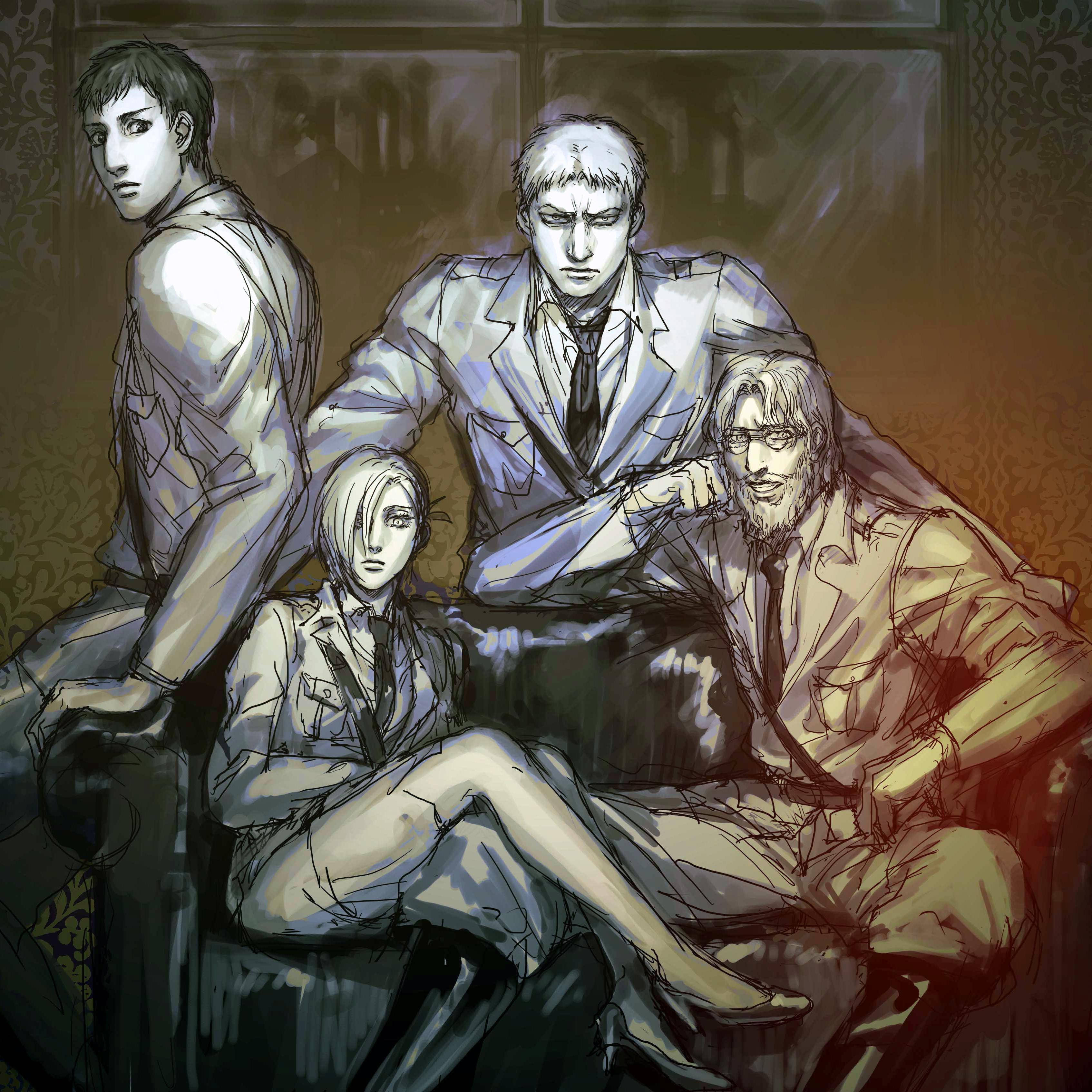 Reiner, championship, anime characters, 2K Desktop Wallpaper