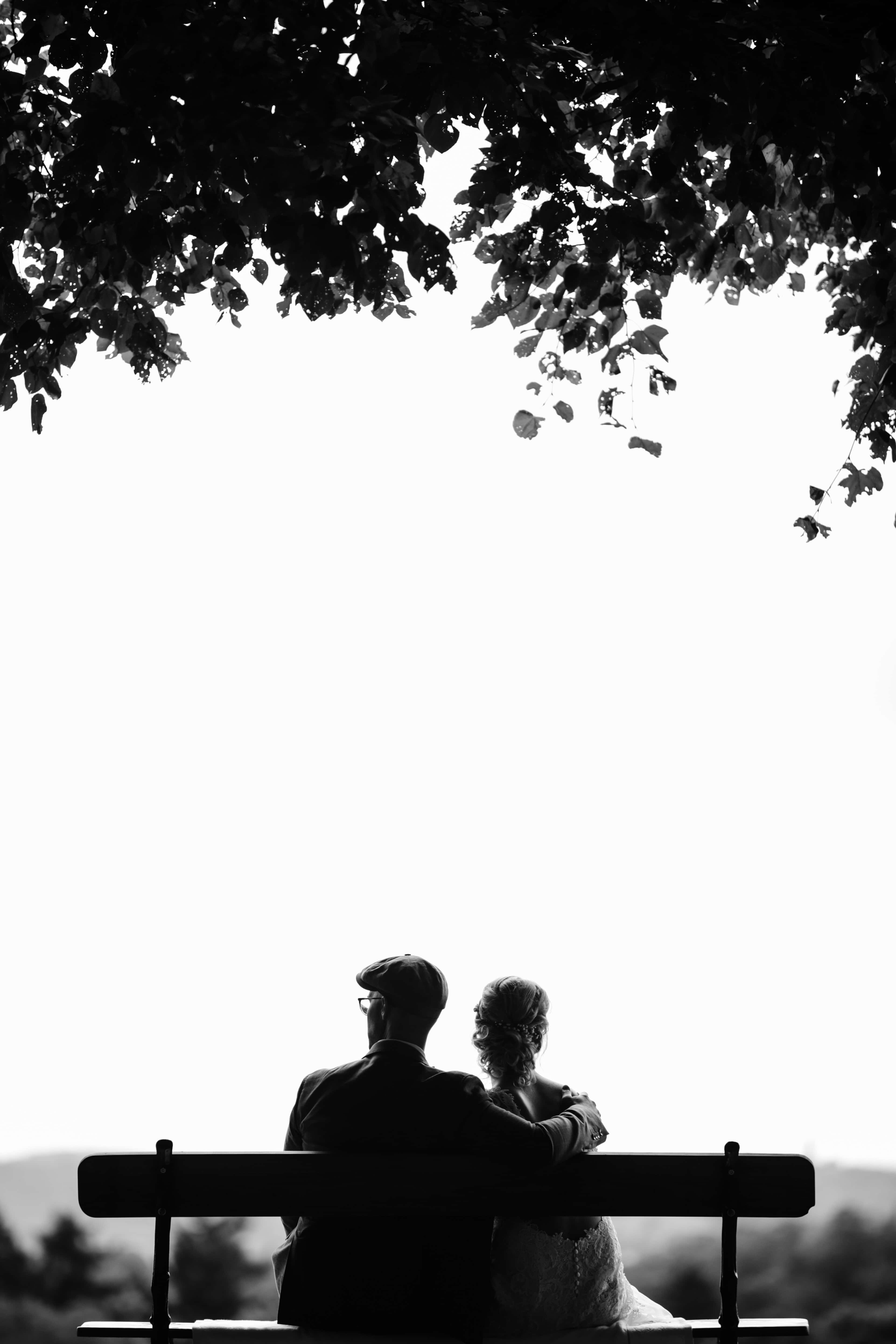 couple, beach, sunset, 5K Phone Wallpaper