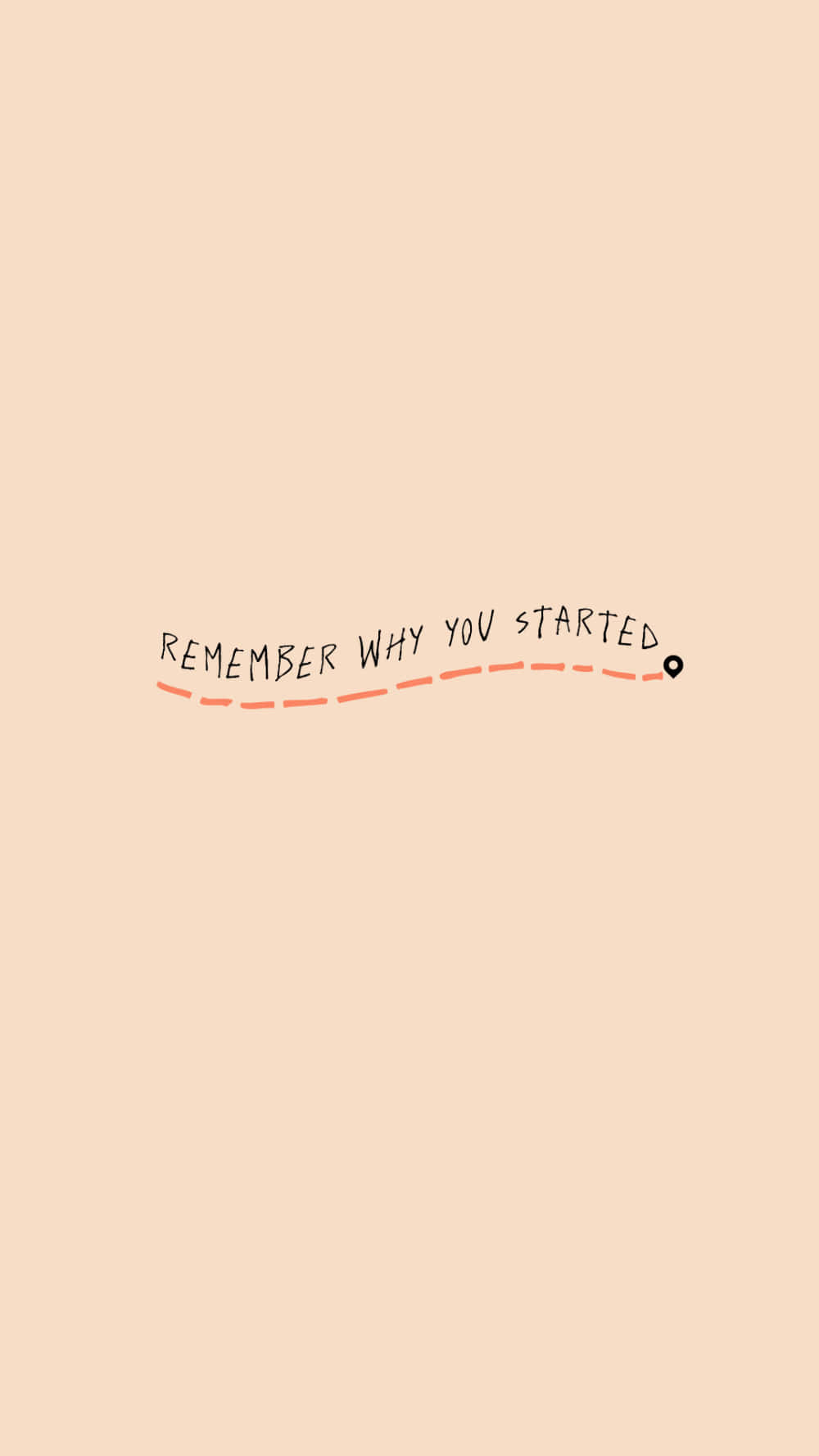 beige background, handwritten text, dotted orange line, HD Phone Wallpaper