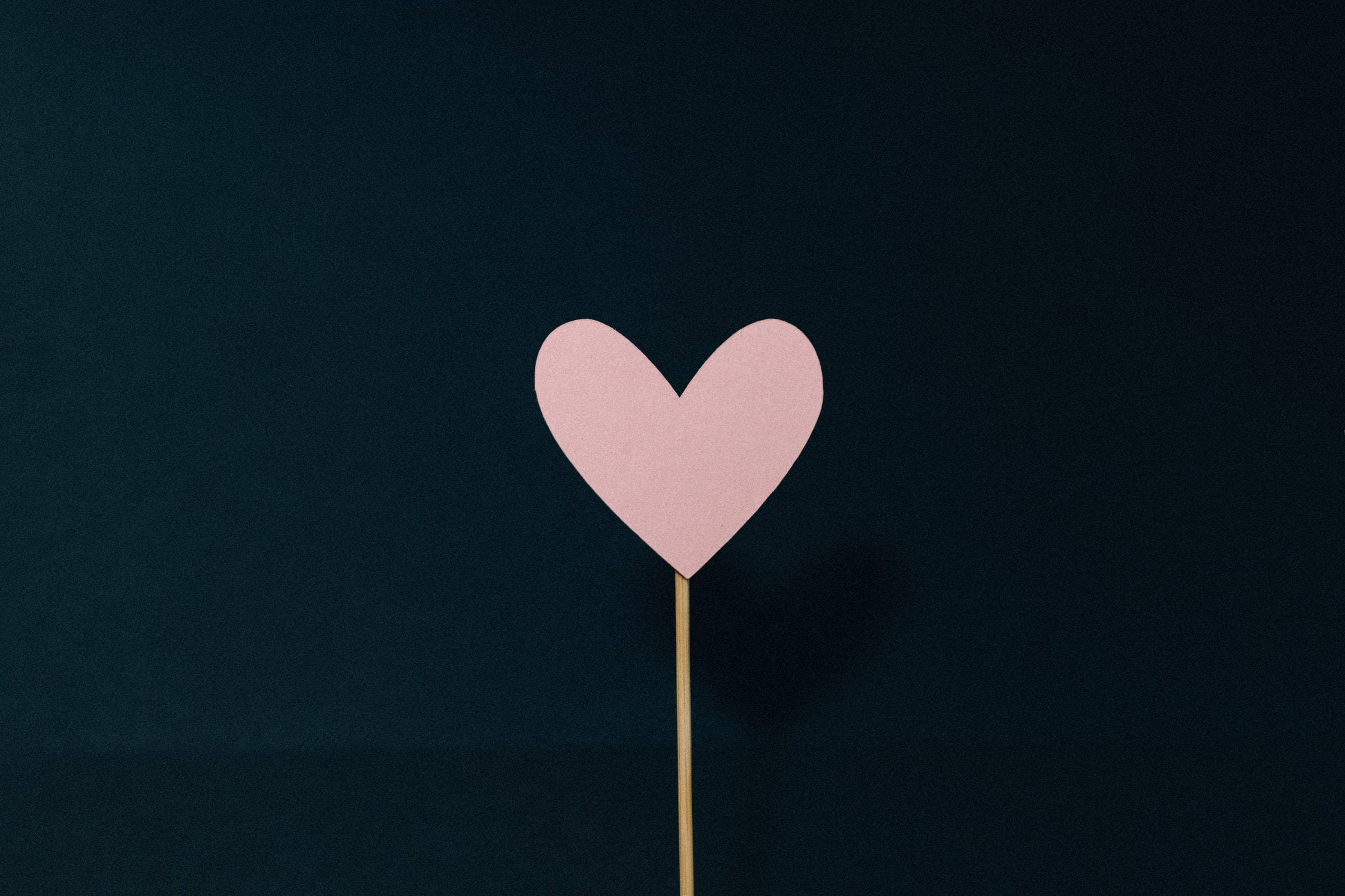 minimalist heart, remembrance day, soft pink paper heart, Full HD Desktop Wallpaper