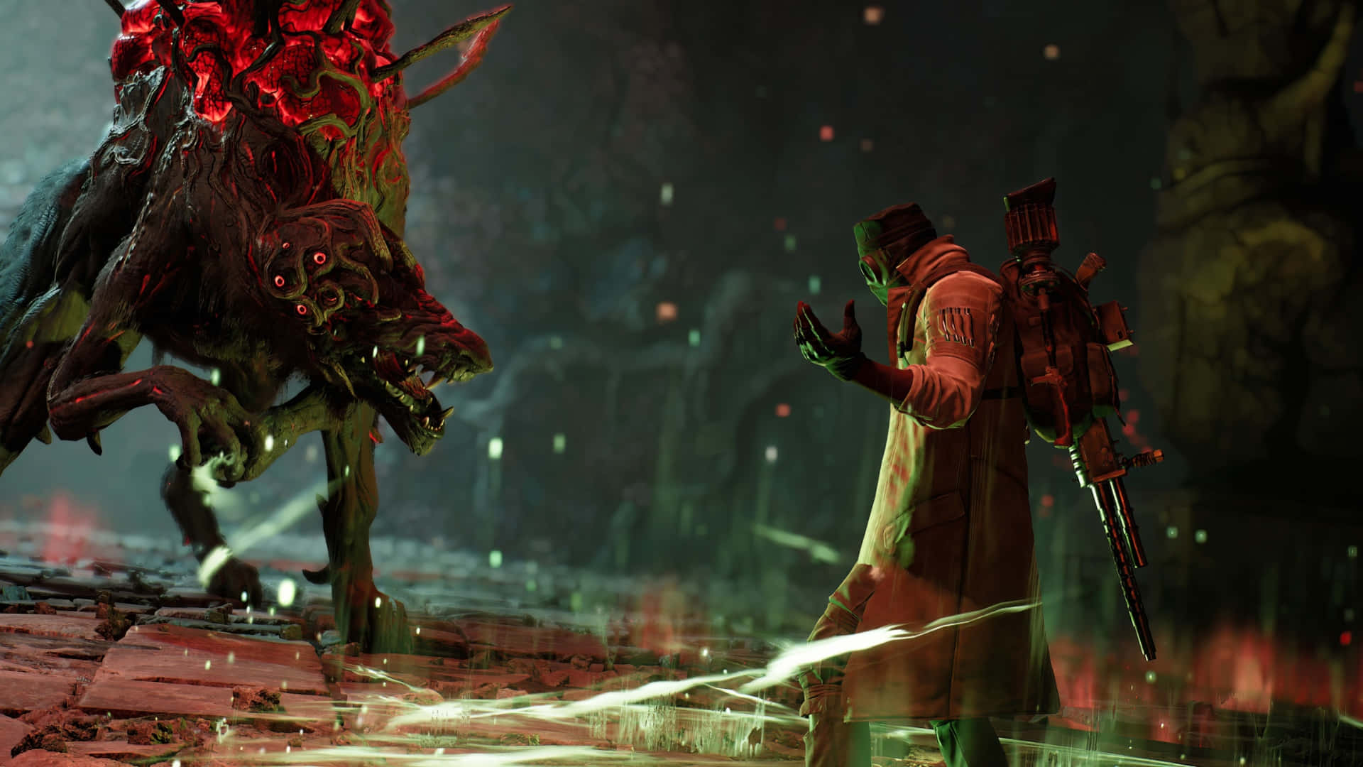 Remnant 2, hooded figure, trench coat, Full HD Desktop Wallpaper