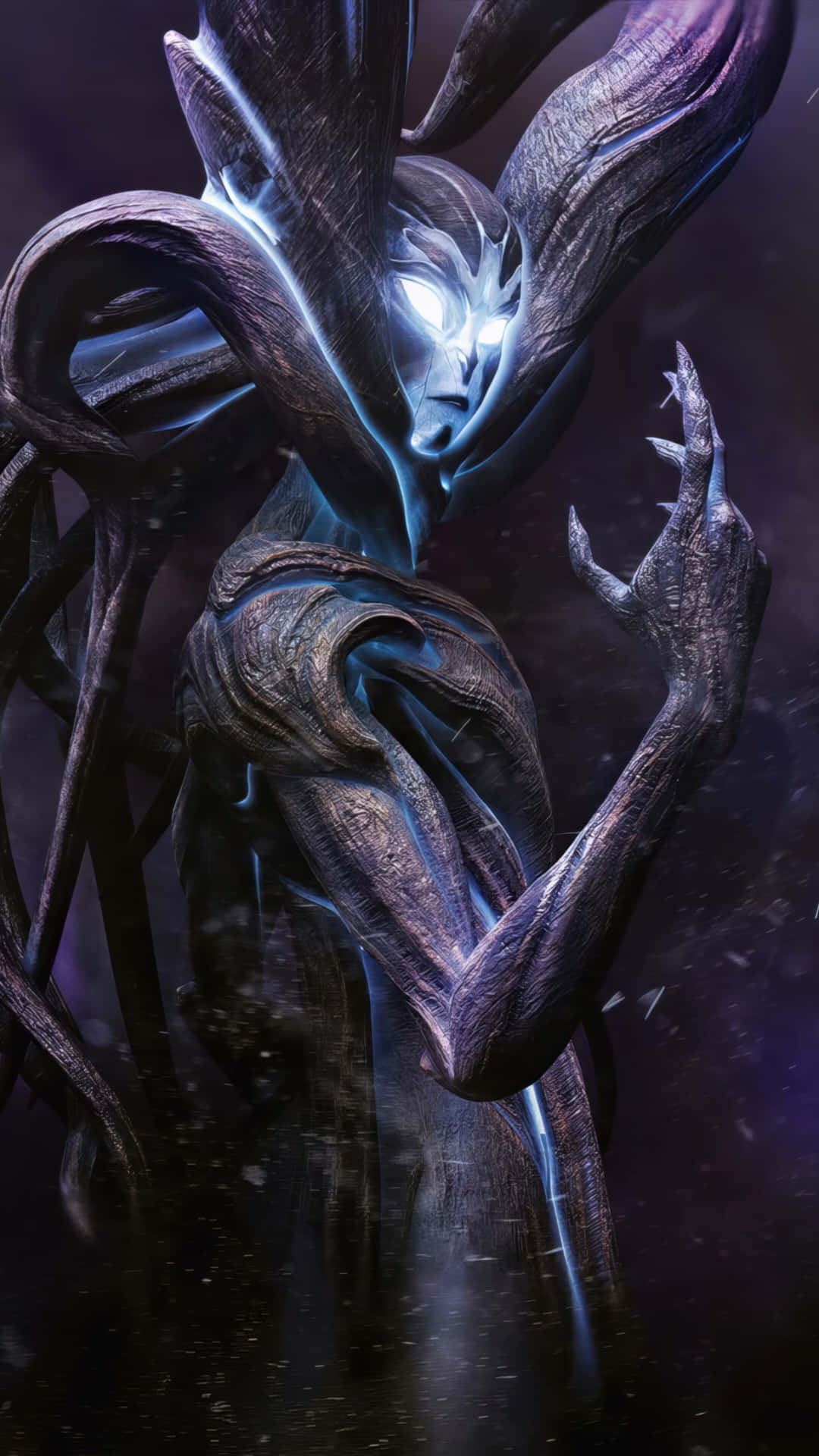 Remnant 2, corrupted entity, glowing blue eyes, Full HD Phone Wallpaper